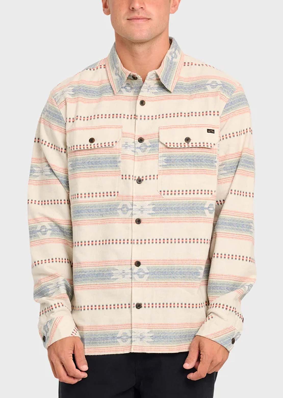 Billabong Hommes Offshore Jacquard Flannel Chemise boutonnée