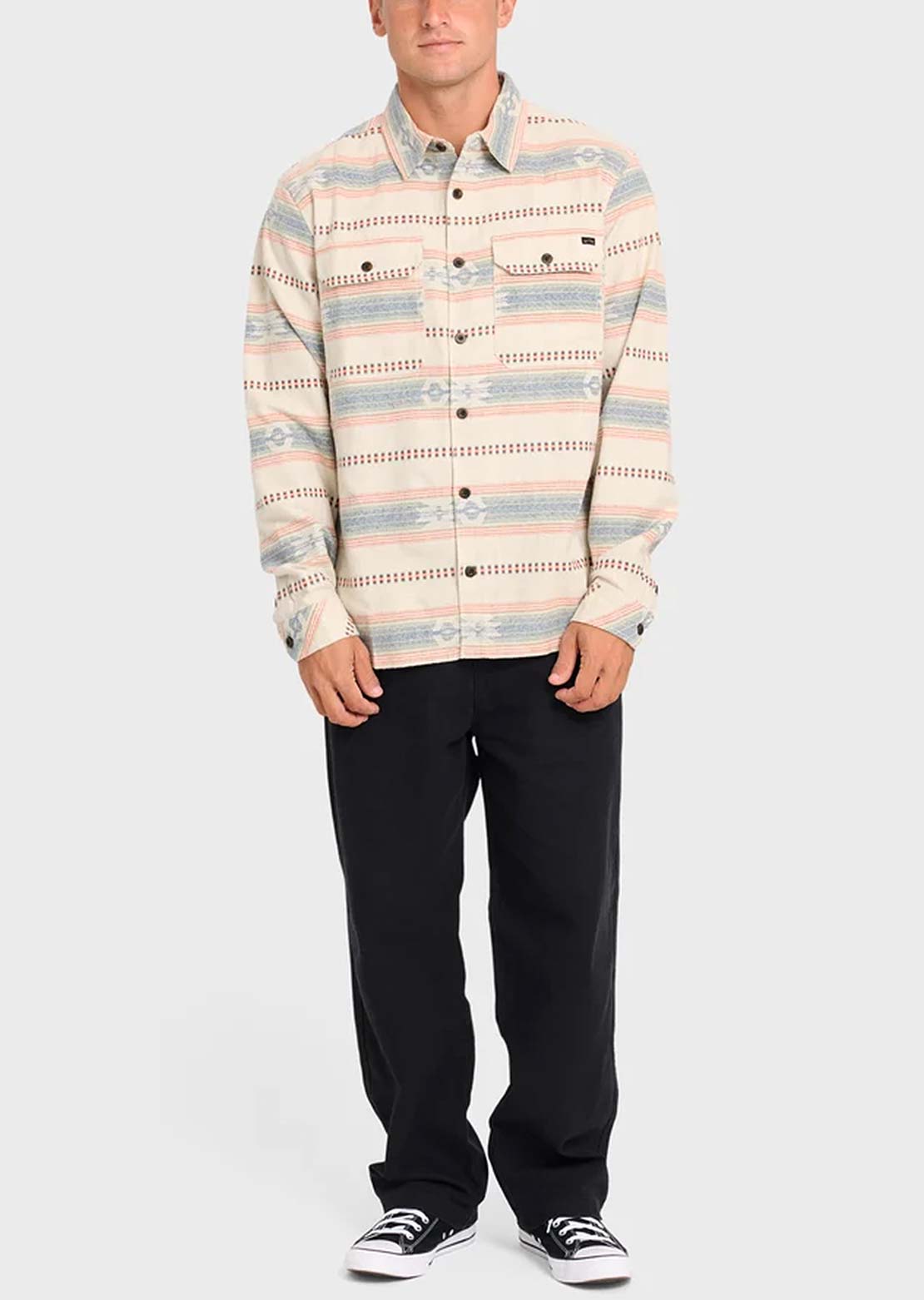 Billabong Hommes Offshore Jacquard Flannel Chemise boutonnée