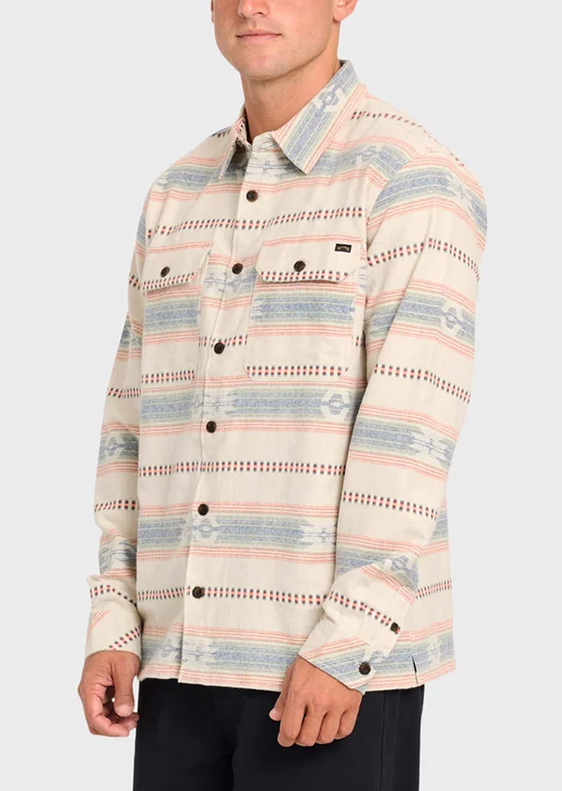 Billabong Hommes Offshore Jacquard Flannel Chemise boutonnée