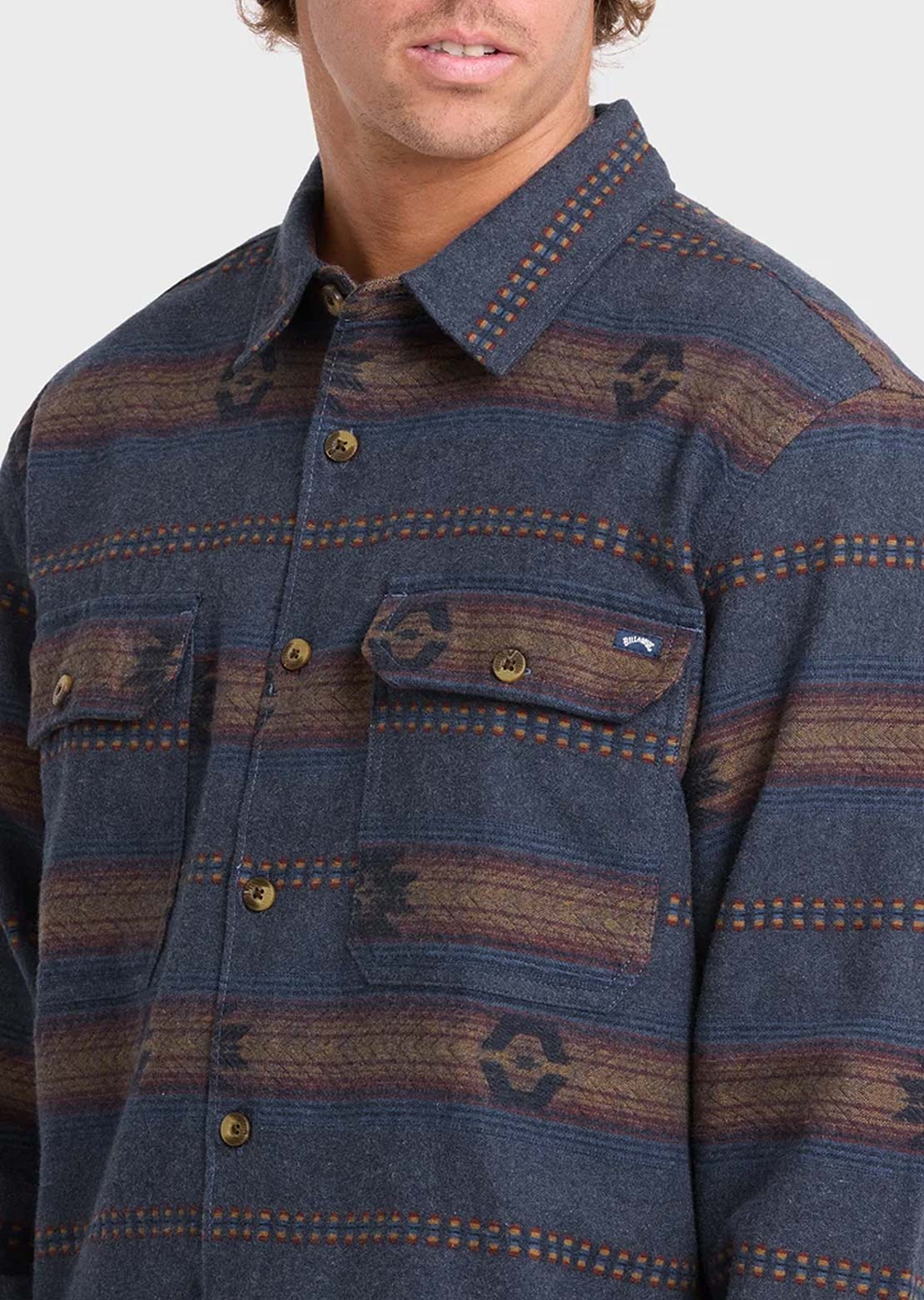 Billabong Hommes Offshore Jacquard Flannel Chemise boutonnée