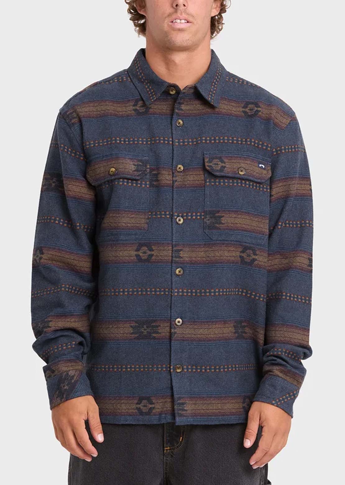 Billabong Hommes Offshore Jacquard Flannel Chemise boutonnée