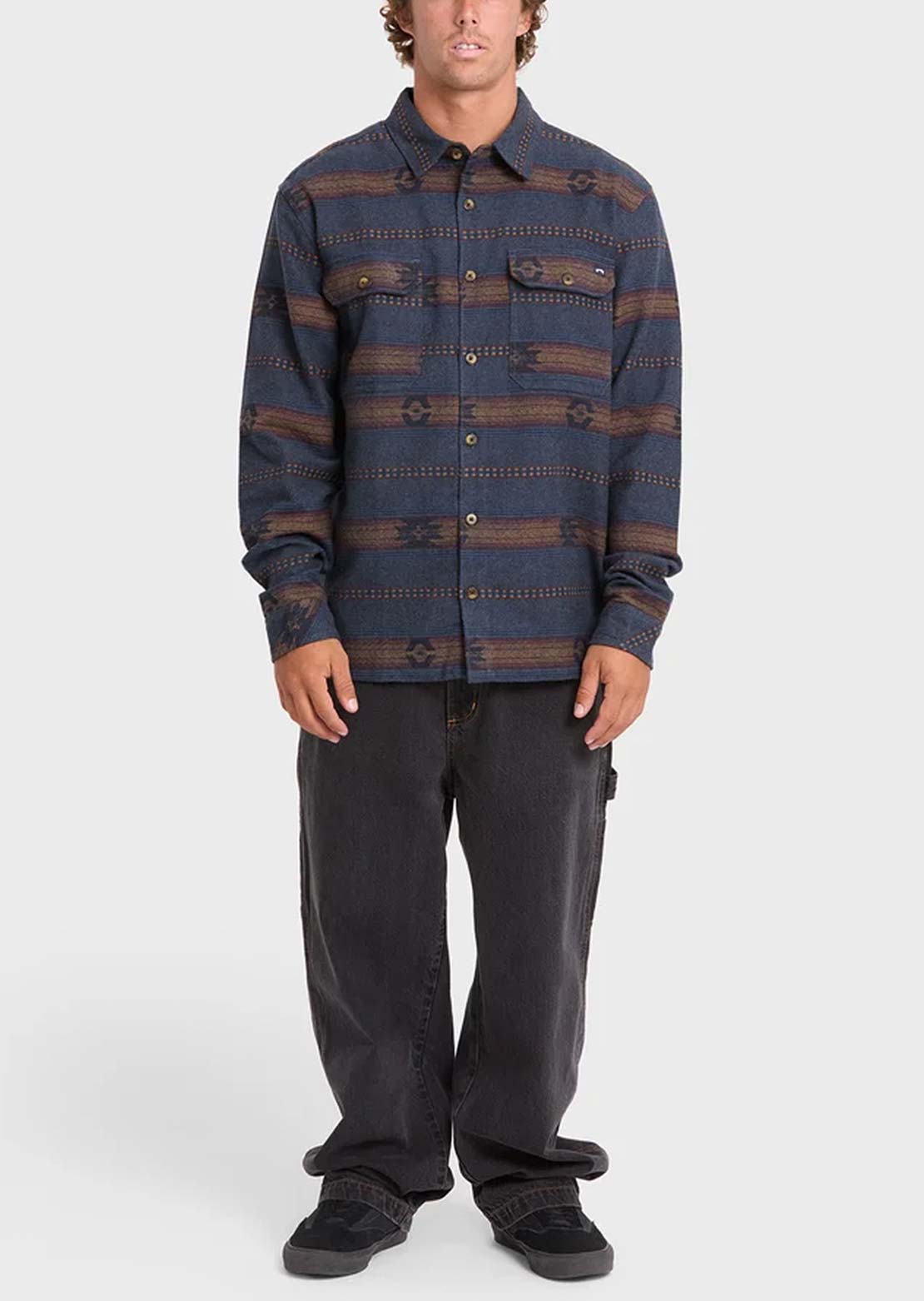 Billabong Hommes Offshore Jacquard Flannel Chemise boutonnée