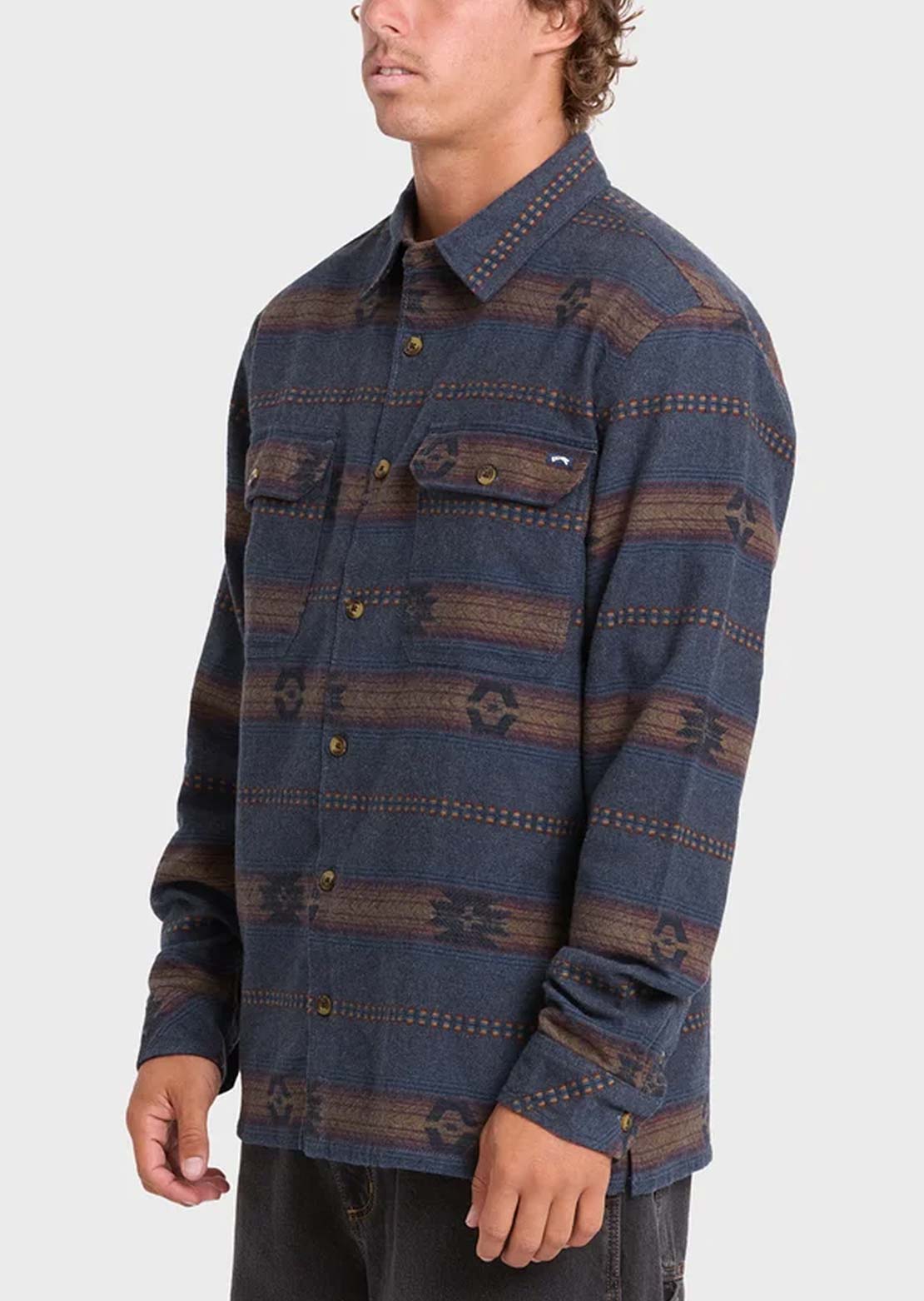 Billabong Hommes Offshore Jacquard Flannel Chemise boutonnée