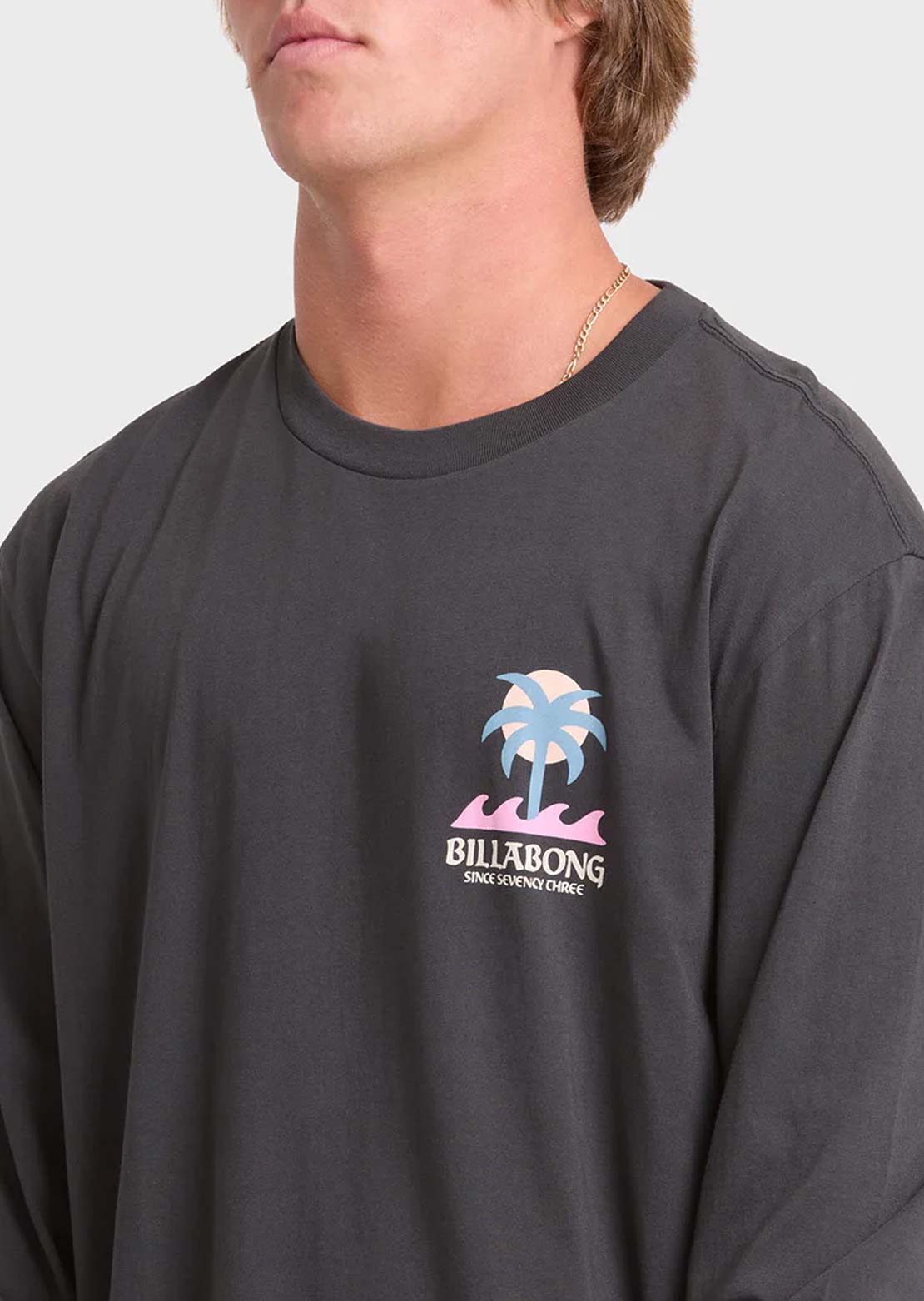 Billabong Men's Portal Premium Long Sleeve Raven