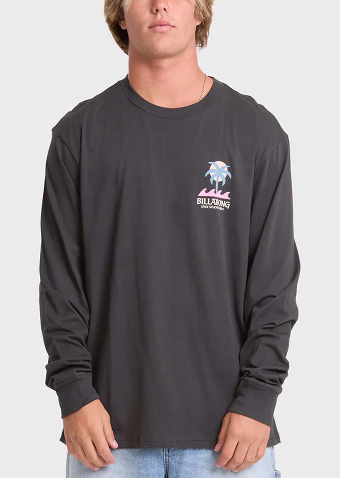 Billabong Men's Portal Premium Long Sleeve Raven