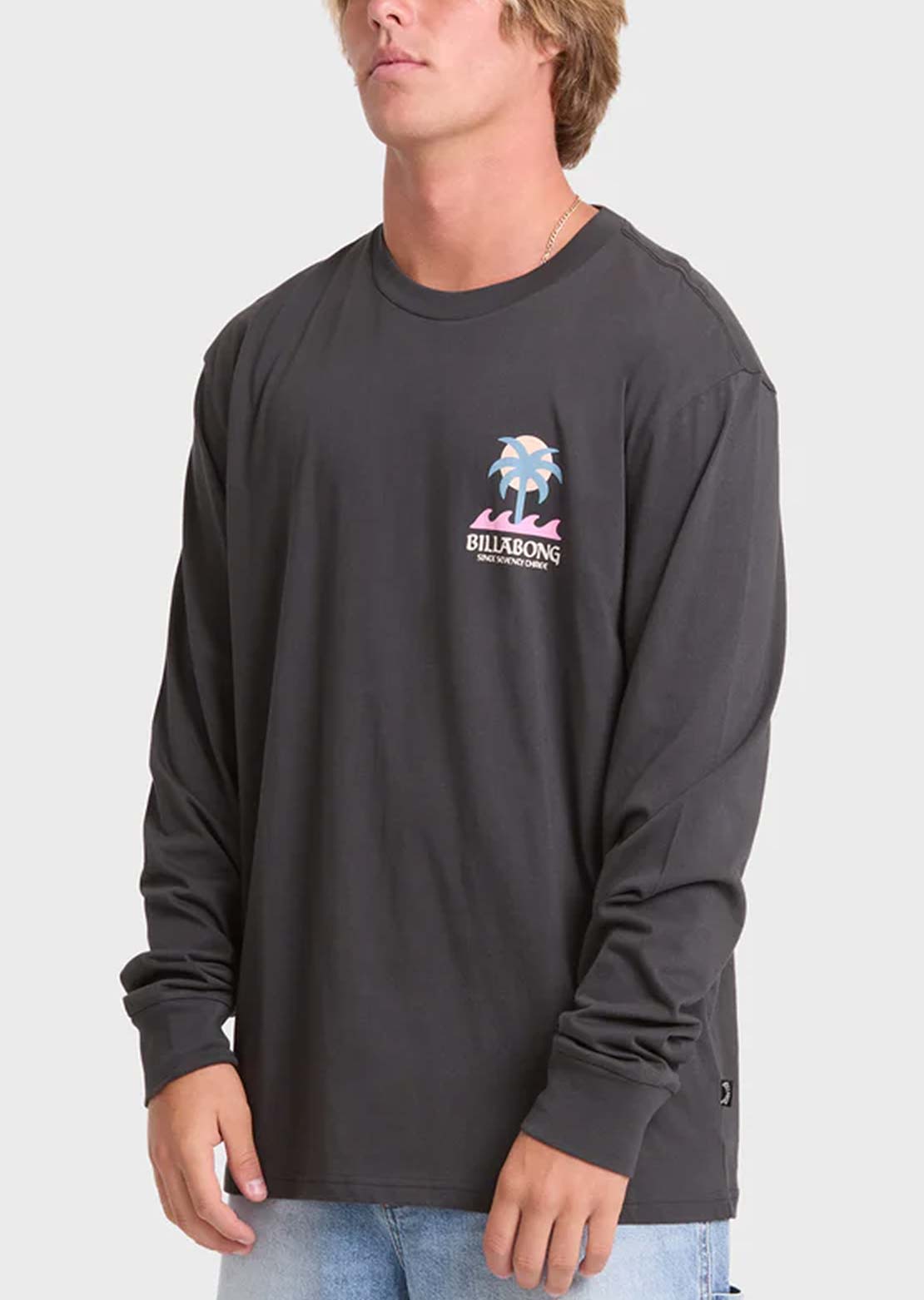 Billabong Men's Portal Premium Long Sleeve Raven