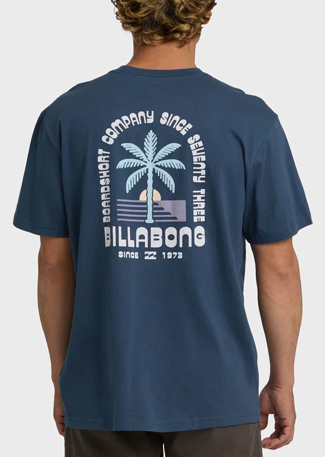 Billabong Men's Portal Premium T-Shirt Dark Denim