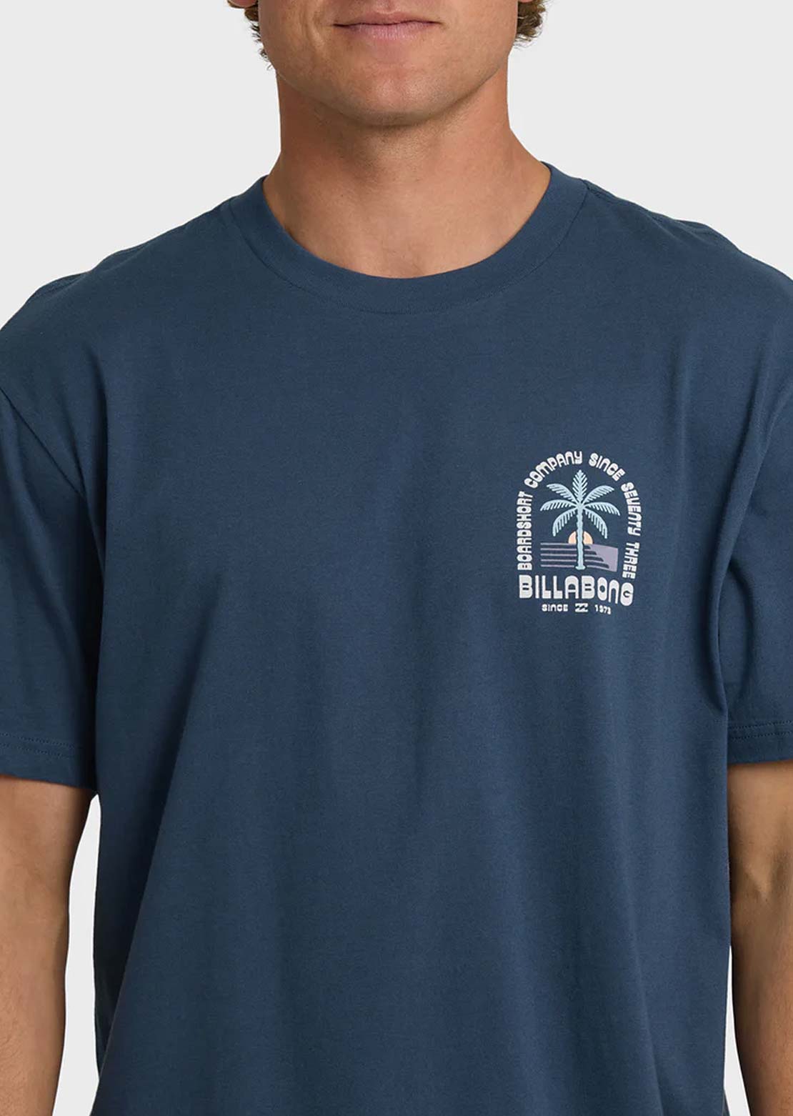 Billabong Men's Portal Premium T-Shirt Dark Denim