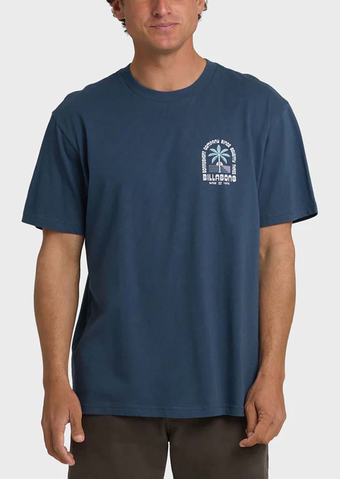 Billabong Men's Portal Premium T-Shirt Dark Denim