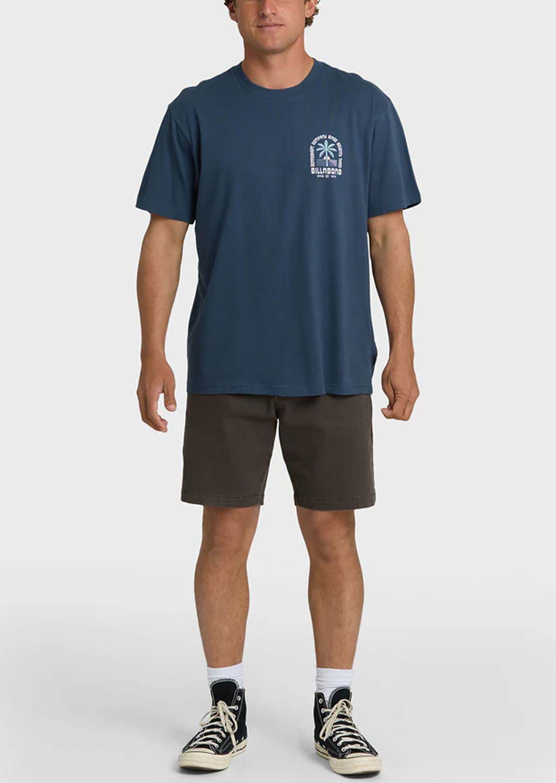 Billabong Men's Portal Premium T-Shirt Dark Denim