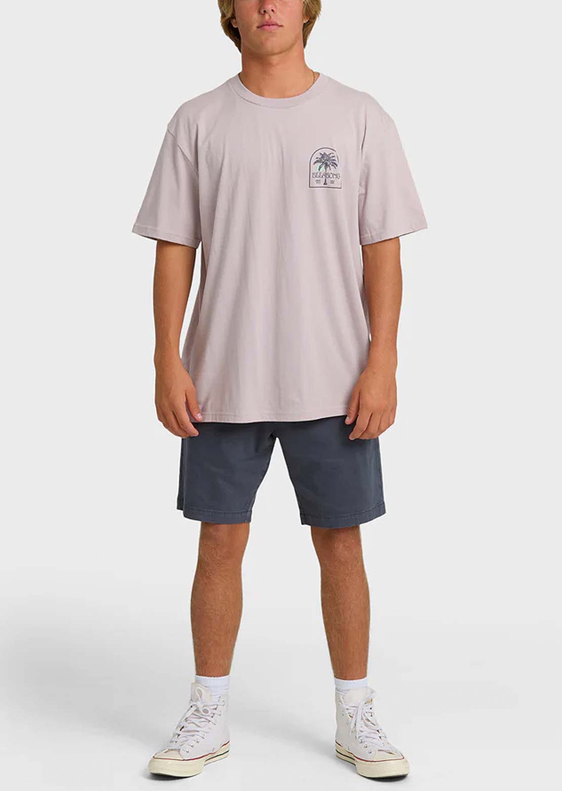 Billabong Men's Portal Premium T-Shirt Dusty Purple