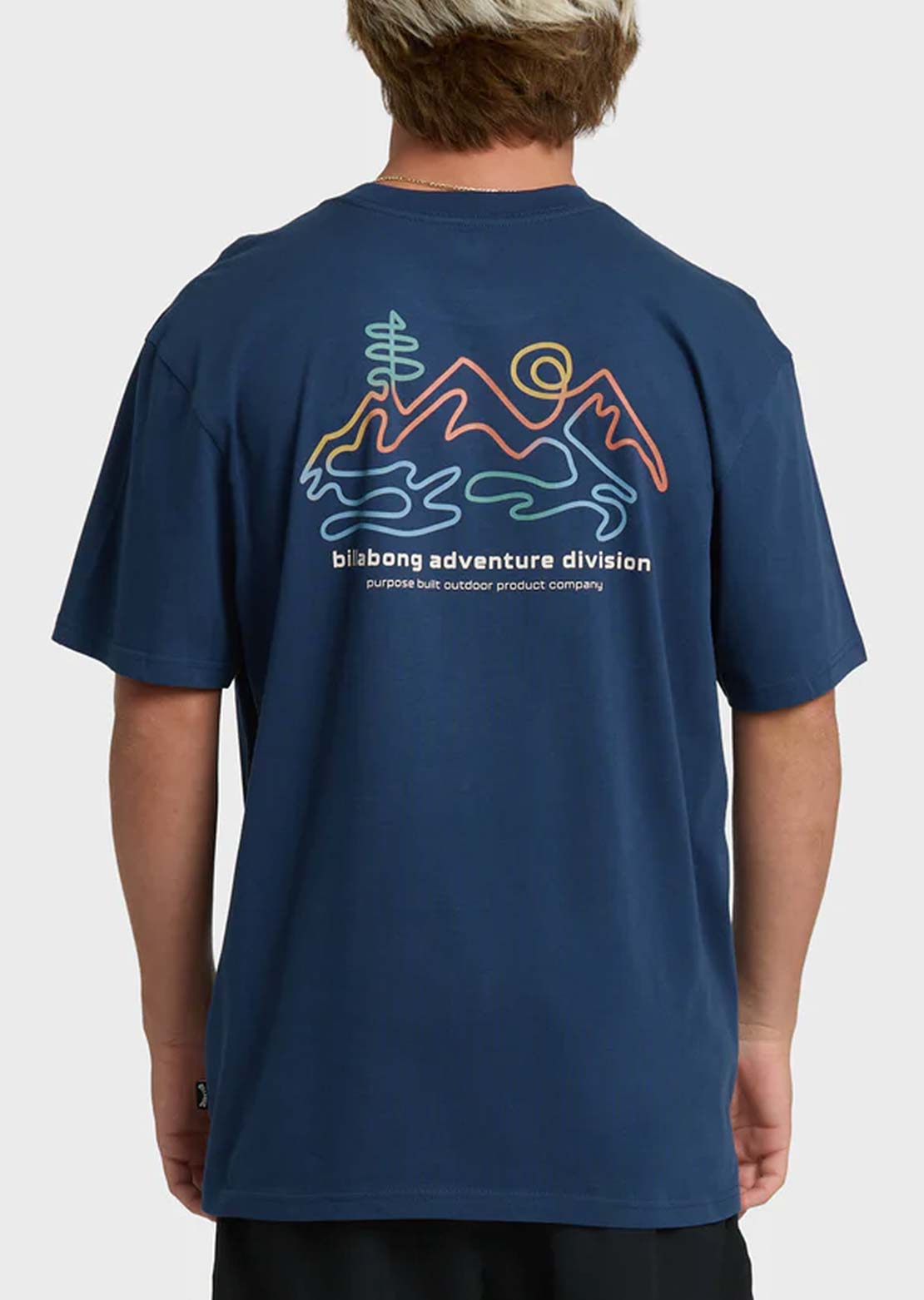 Billabong Men's Range Adiv Premium T-Shirt Dark Blue