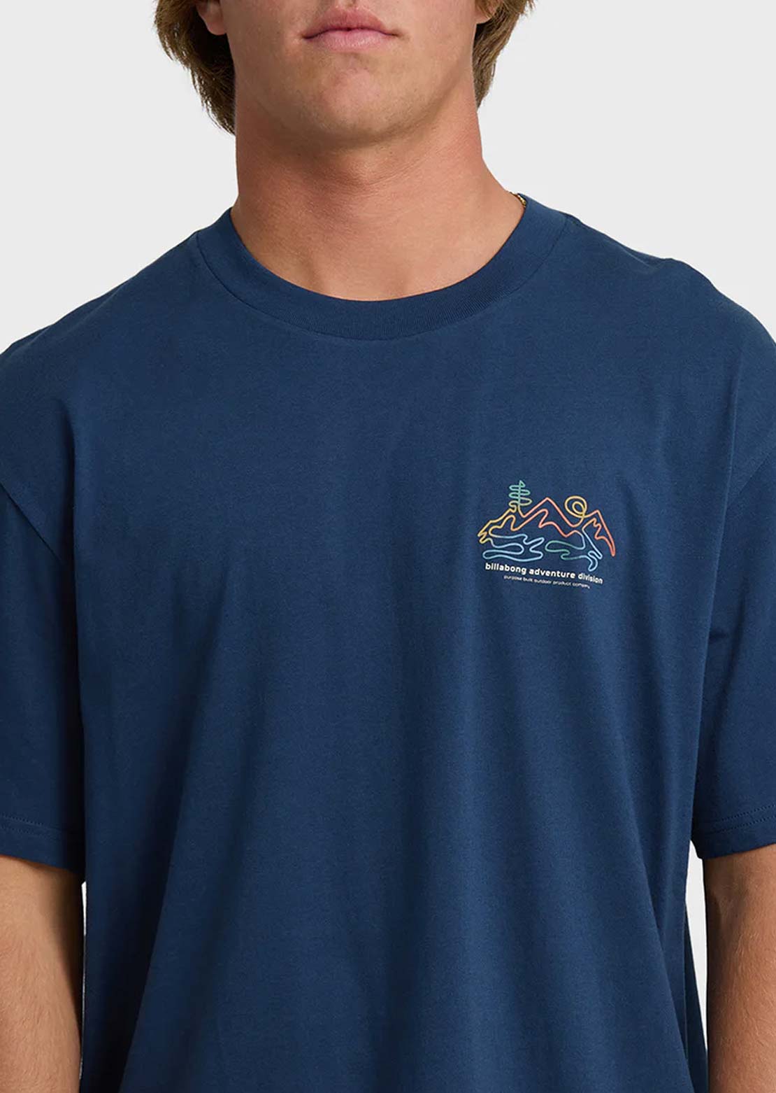 Billabong Men's Range Adiv Premium T-Shirt Dark Blue