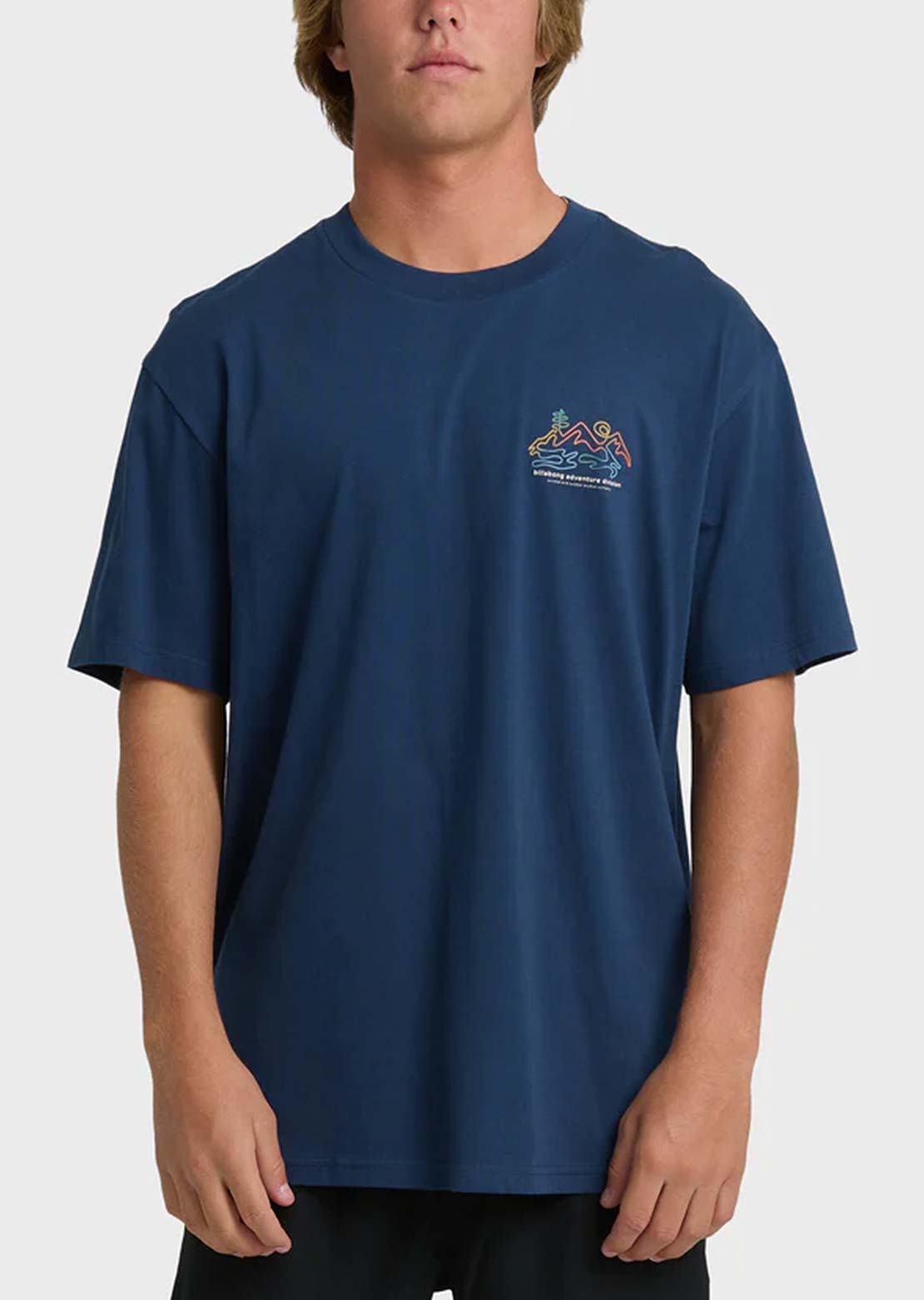 Billabong Men's Range Adiv Premium T-Shirt Dark Blue