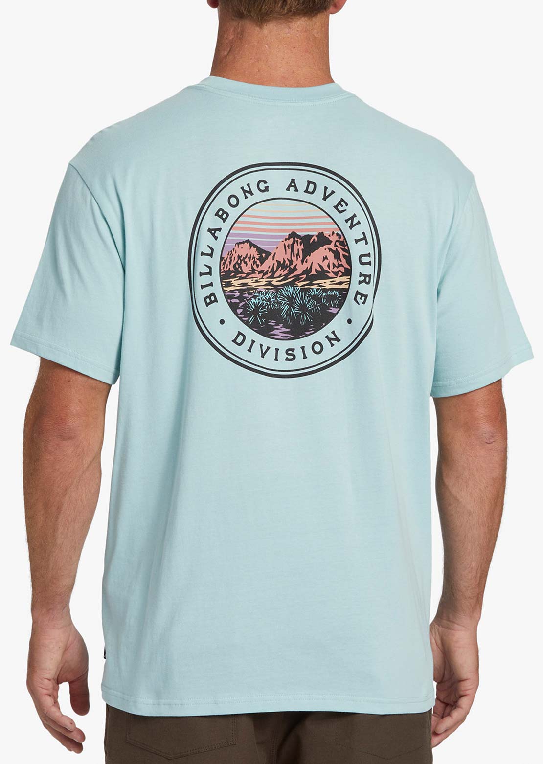 Billabong Men&#39;s Rockies T-Shirt Sea Fog