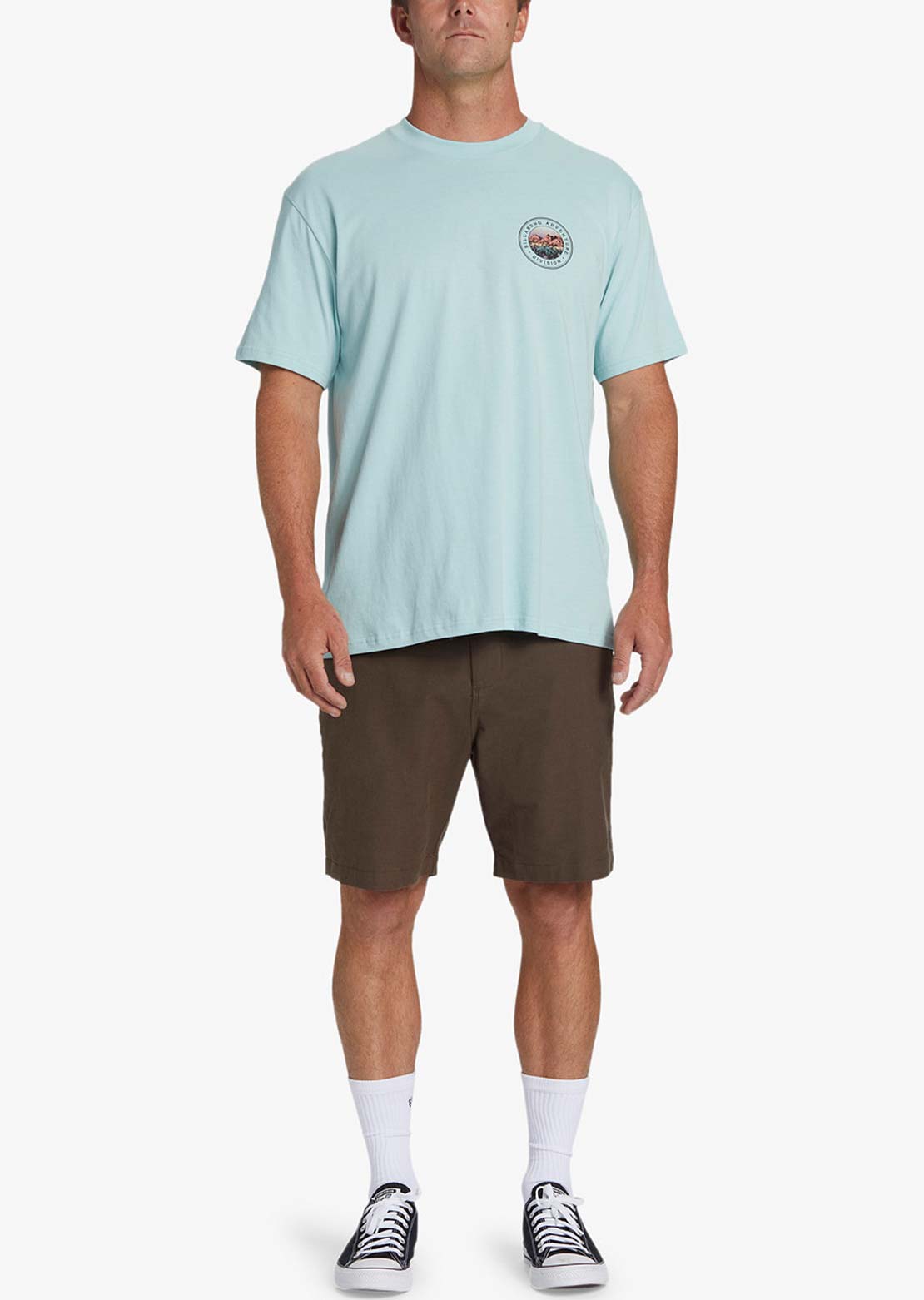 Billabong Men&#39;s Rockies T-Shirt Sea Fog