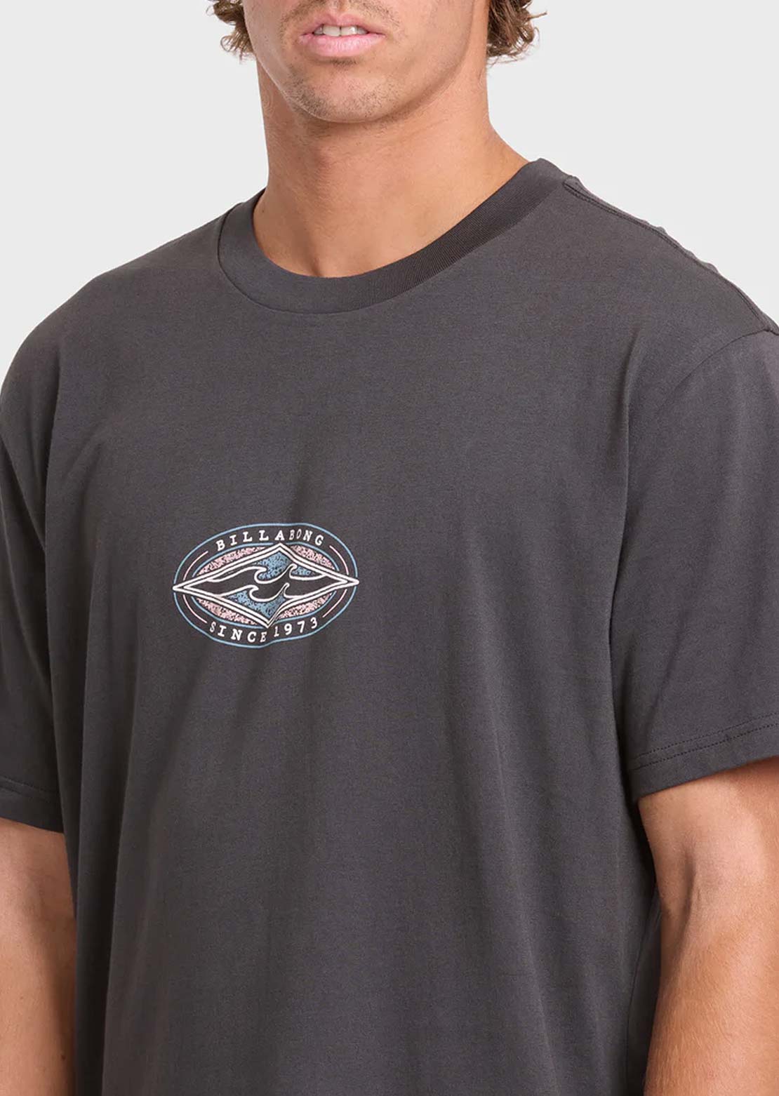 Billabong Men's Rotor Diamonds Premium T-Shirt Raven