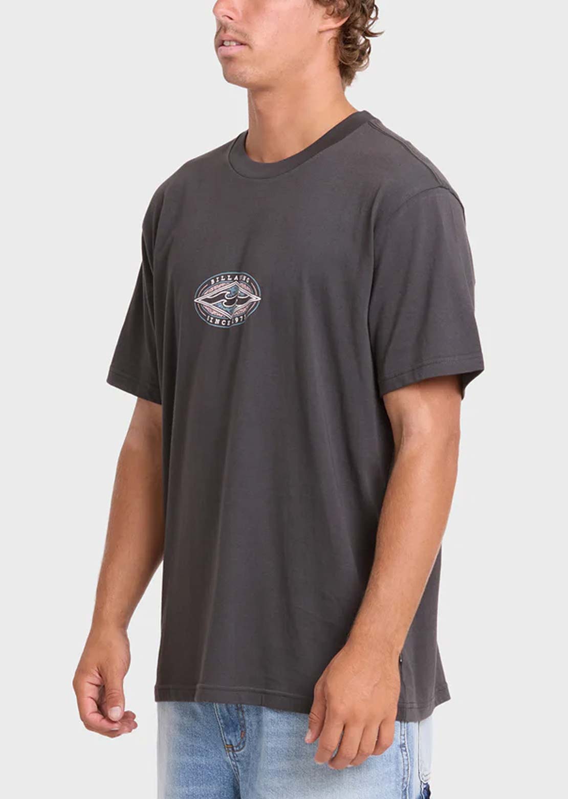 Billabong Men's Rotor Diamonds Premium T-Shirt Raven