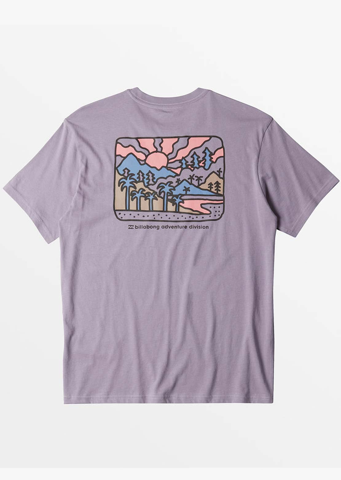 Billabong Men&#39;s Shine T-Shirt Purple Ash