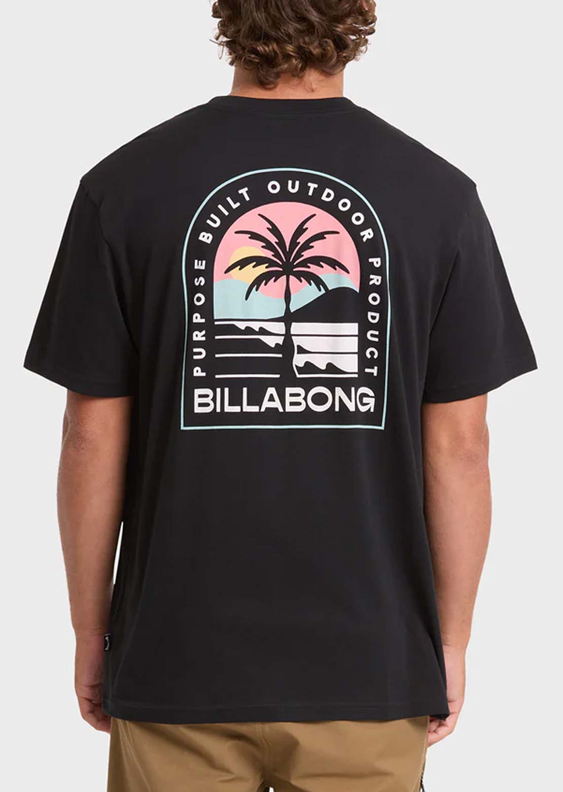 Billabong Men's Sun Down Premium T-Shirt Black