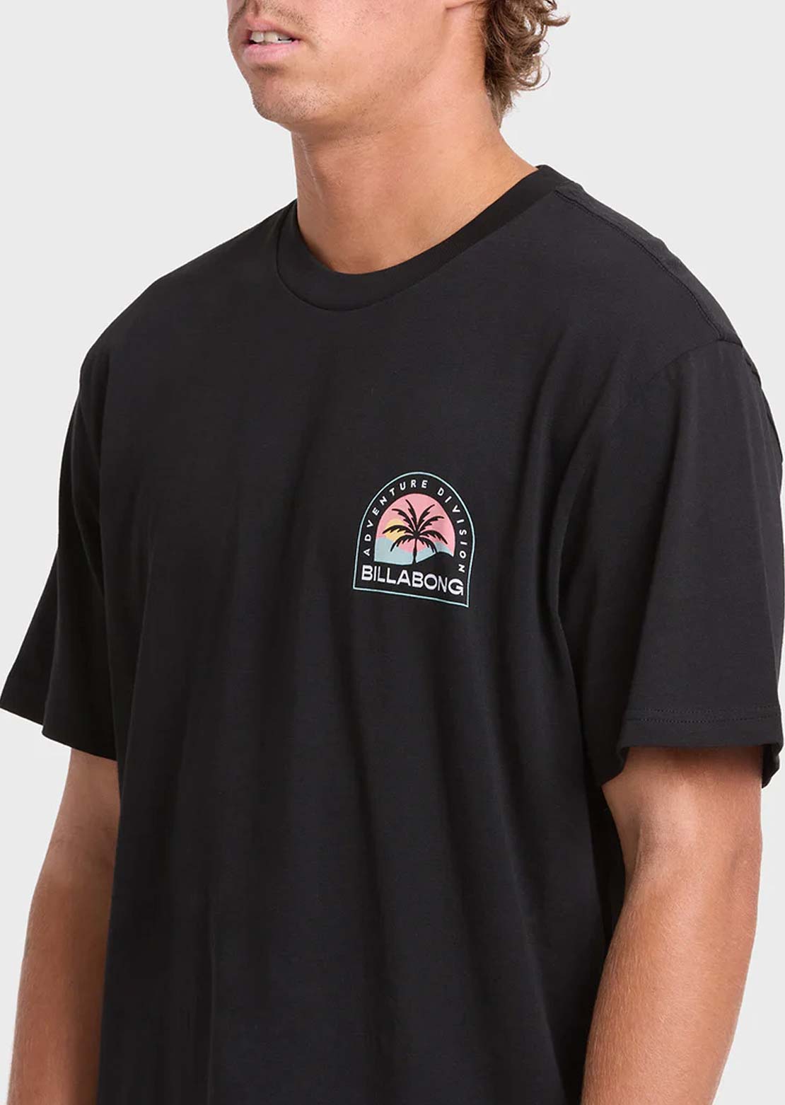 Billabong Men's Sun Down Premium T-Shirt Black