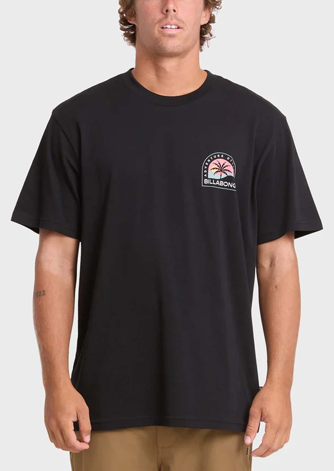 Billabong Men's Sun Down Premium T-Shirt Black