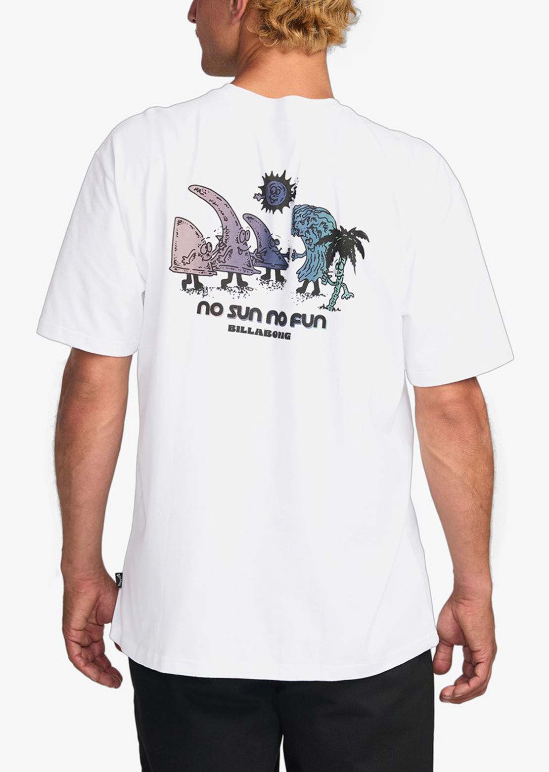 Billabong Men's Sun Fun Regular T-Shirt White