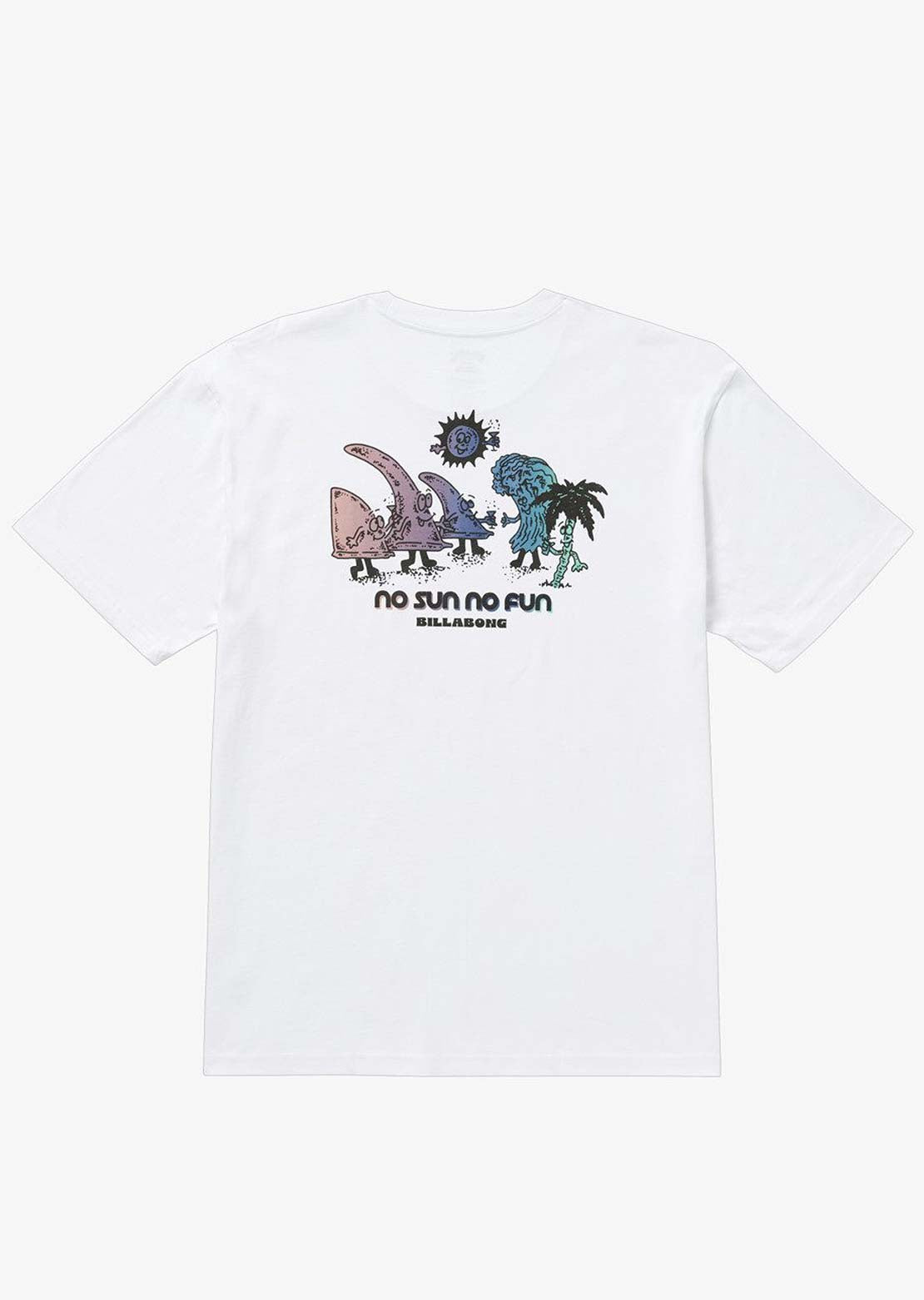 Billabong Men's Sun Fun Regular T-Shirt White