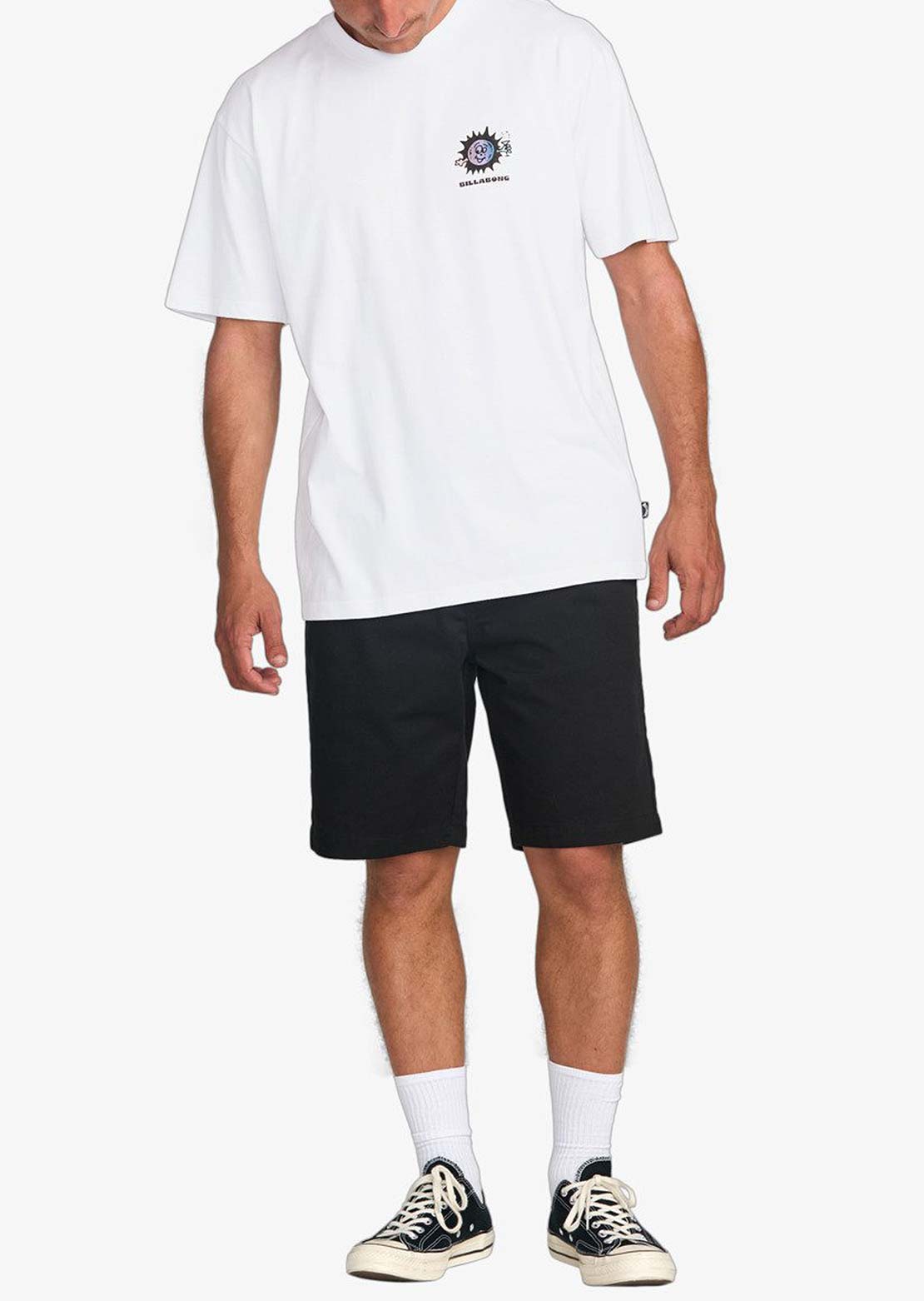 Billabong Men's Sun Fun Regular T-Shirt White