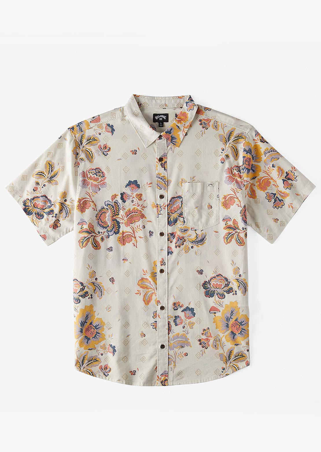 Billabong Men's Sundays Button Up Shirt Taupe