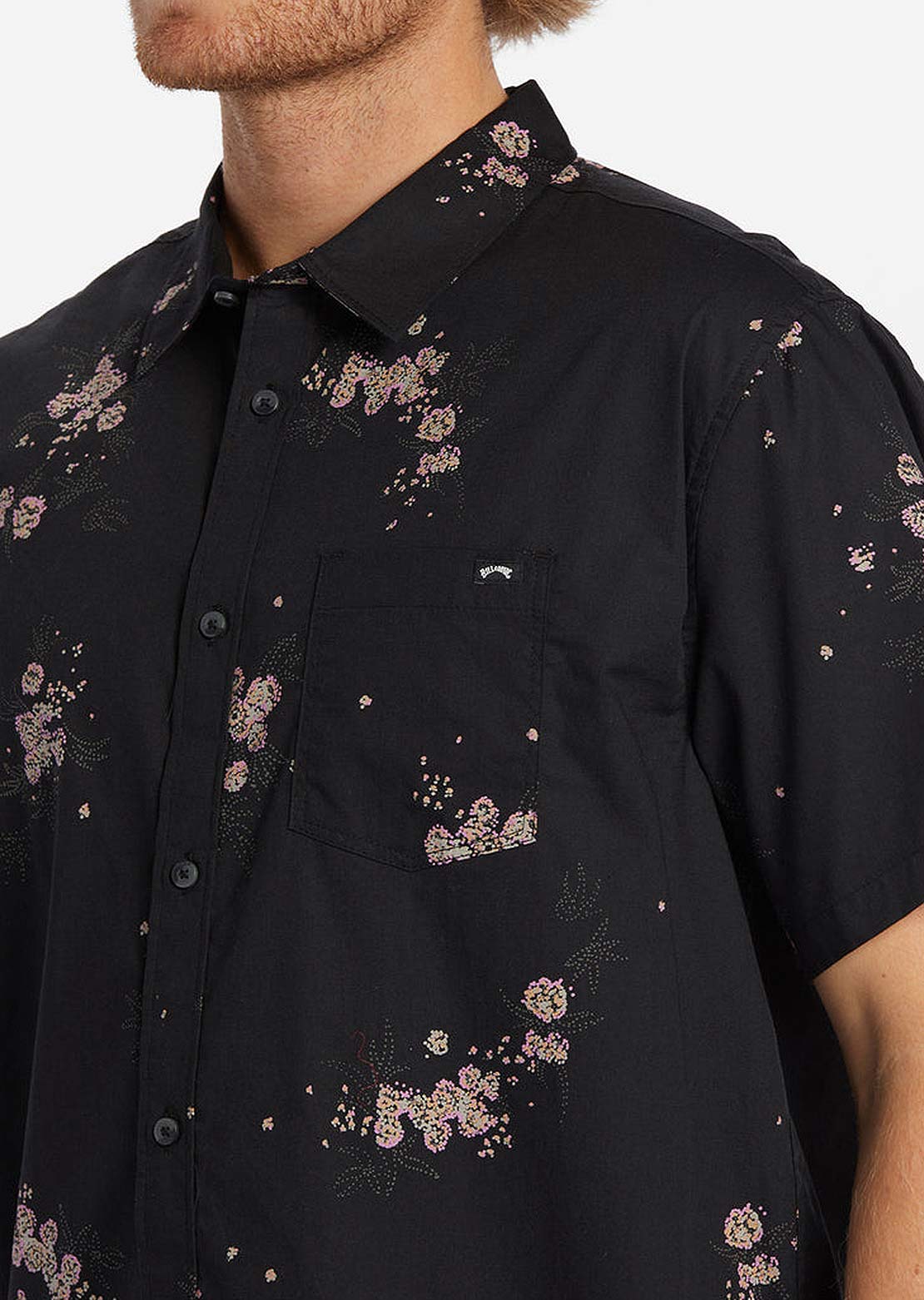 Billabong Men's Sundays Mini Button Up Shirt Phantom