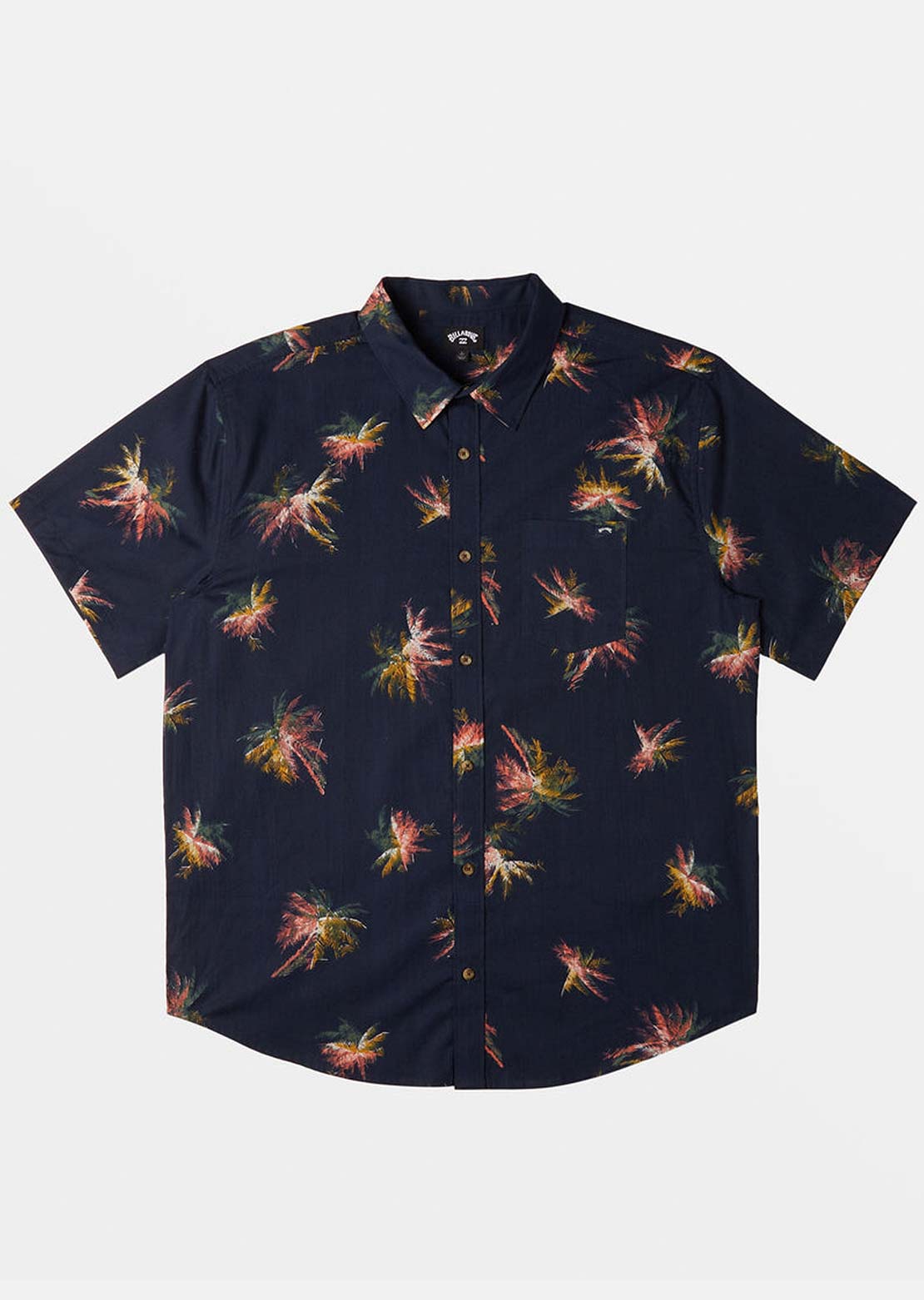 Billabong Men's Sundays Mini Button Up Shirts Dusty Navy