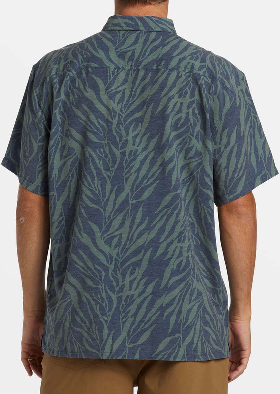 Billabong Men's Surftrek Button Up Shirts Dusty Navy