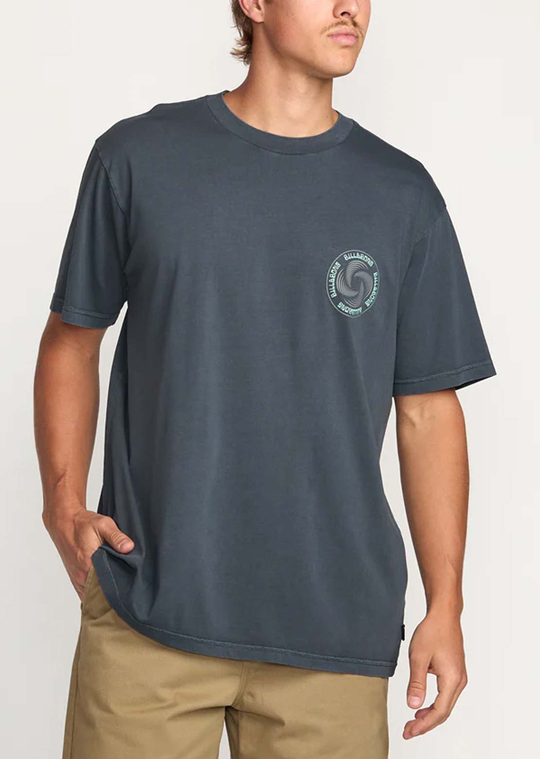 Billabong Men's Swivel Premium T-Shirt Aged Indigo