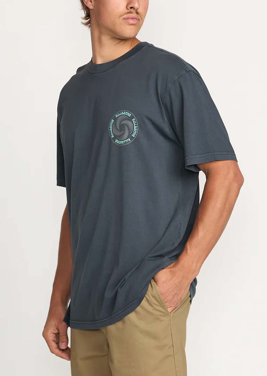Billabong Men's Swivel Premium T-Shirt Aged Indigo