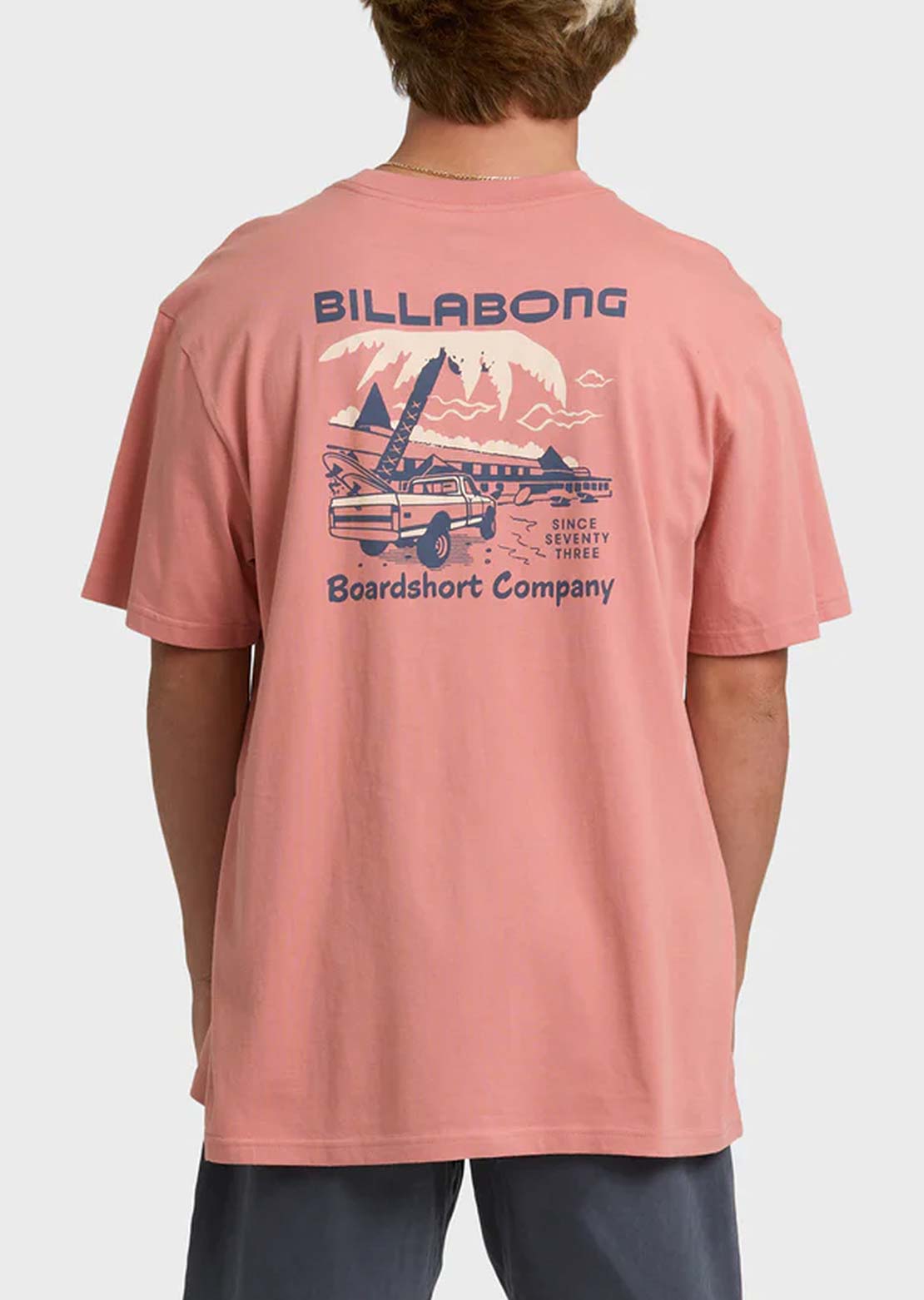 Billabong Men's Tailgating Premium T-Shirt Ash Rose