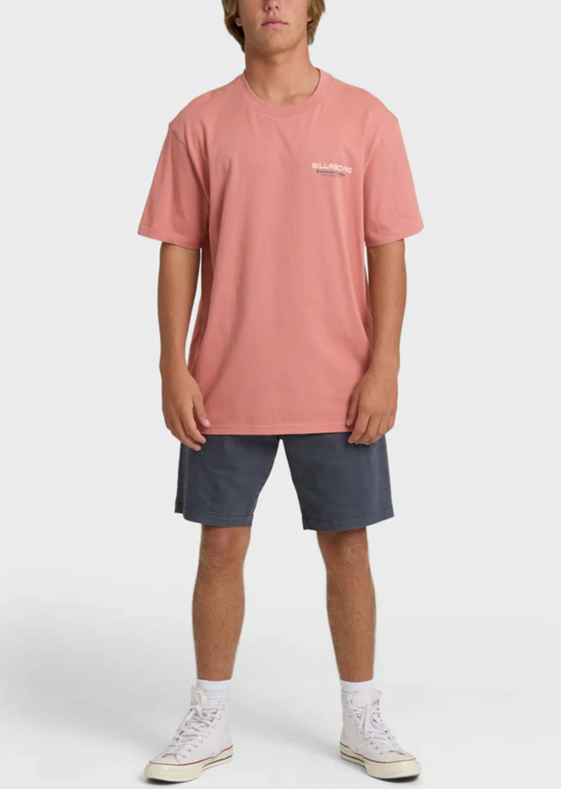 Billabong Men's Tailgating Premium T-Shirt Ash Rose