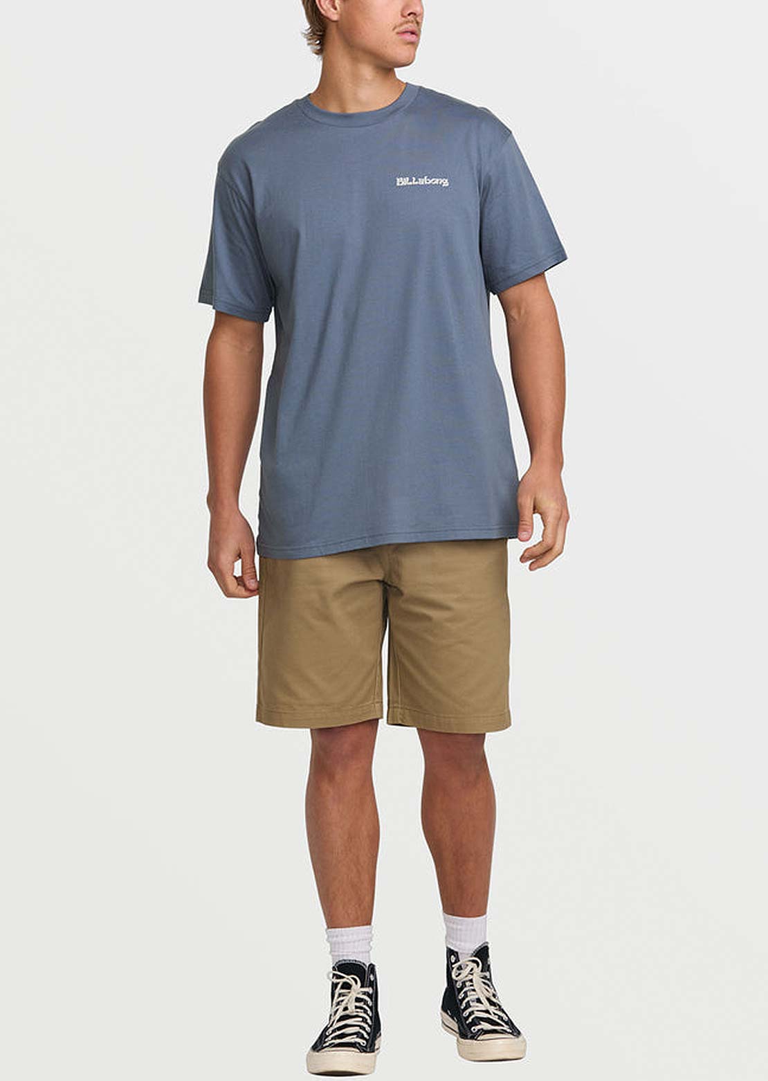 Billabong Men&#39;s Trouble In Paradise Premium T-Shirt Slate Blue