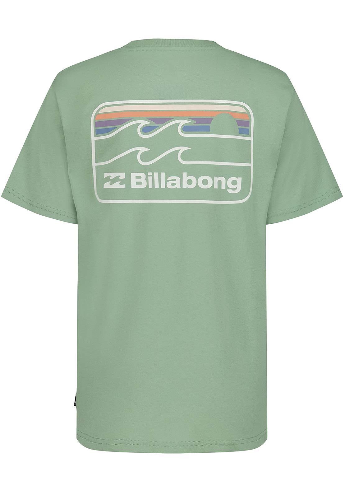 Billabong Junior Runner T-Shirt Green Ash