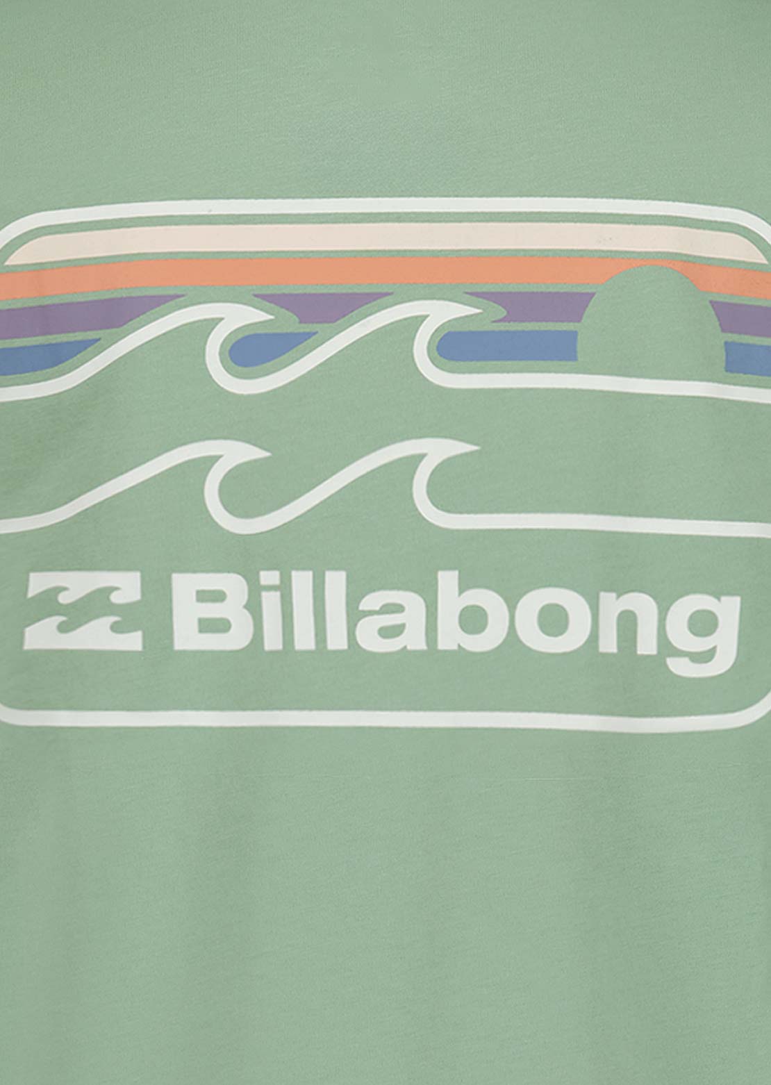Billabong Junior Runner T-Shirt Green Ash