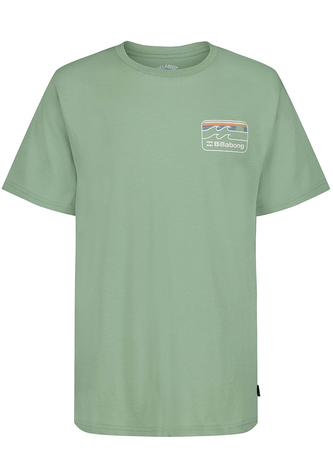 Billabong Junior Runner T-Shirt Green Ash