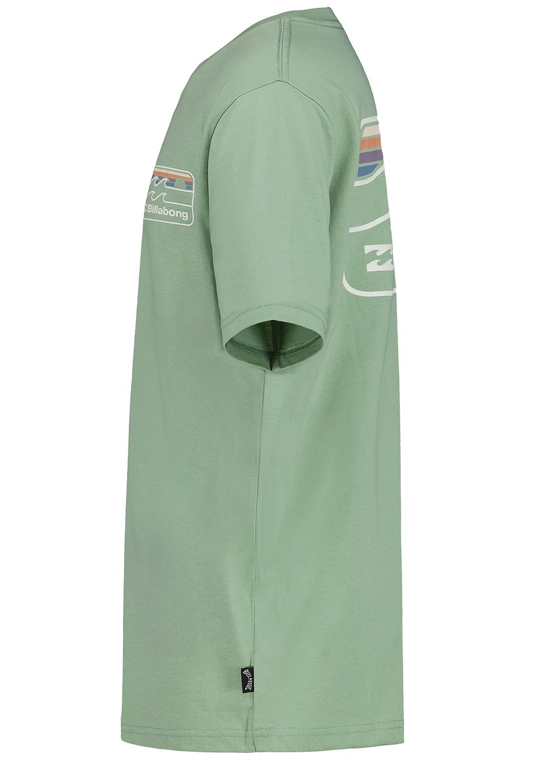 Billabong Junior Runner T-Shirt Green Ash