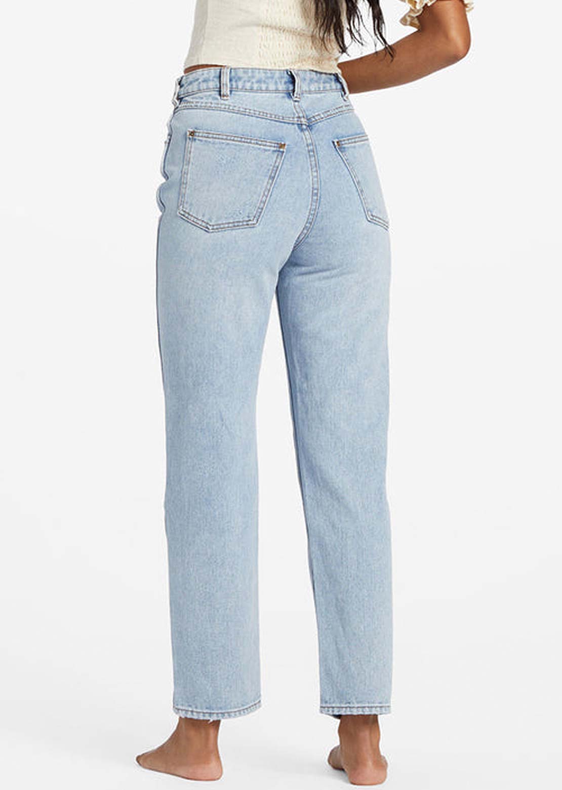 Billabong Women&#39;s All Day Straight Pants Blue Surf