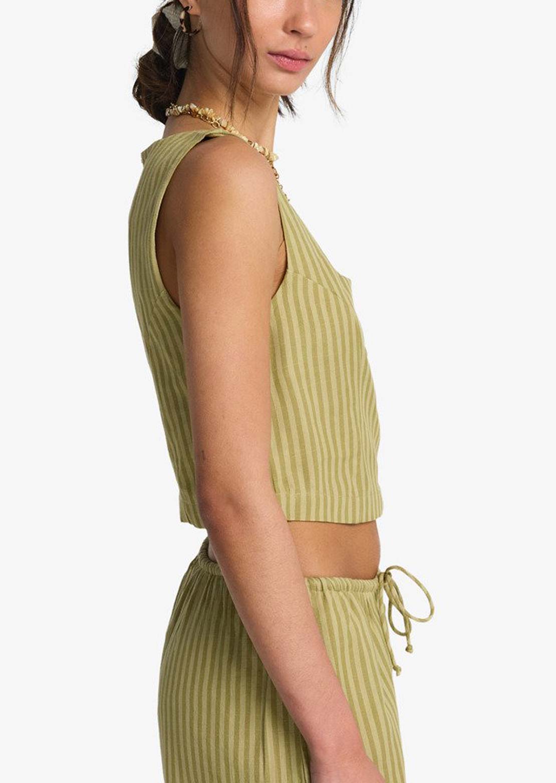 Billabong Women's Another Wave Woven Tank Cedar