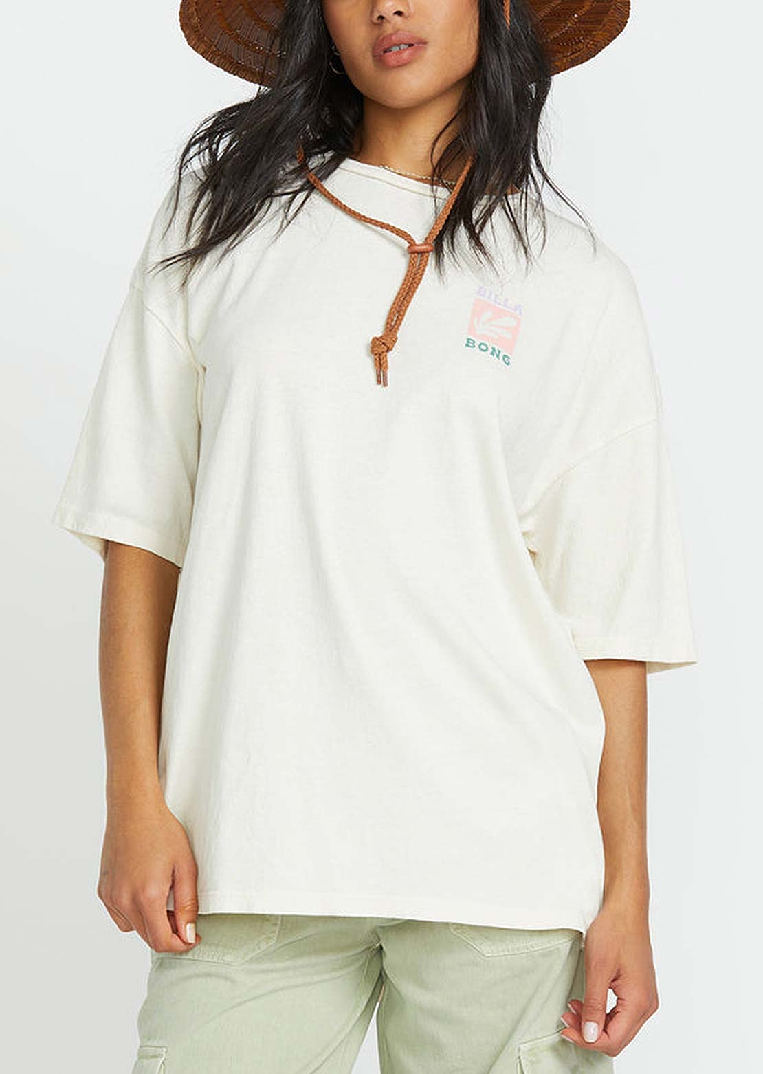 Billabong Women&#39;s Brand New Day T-Shirt Whitecap