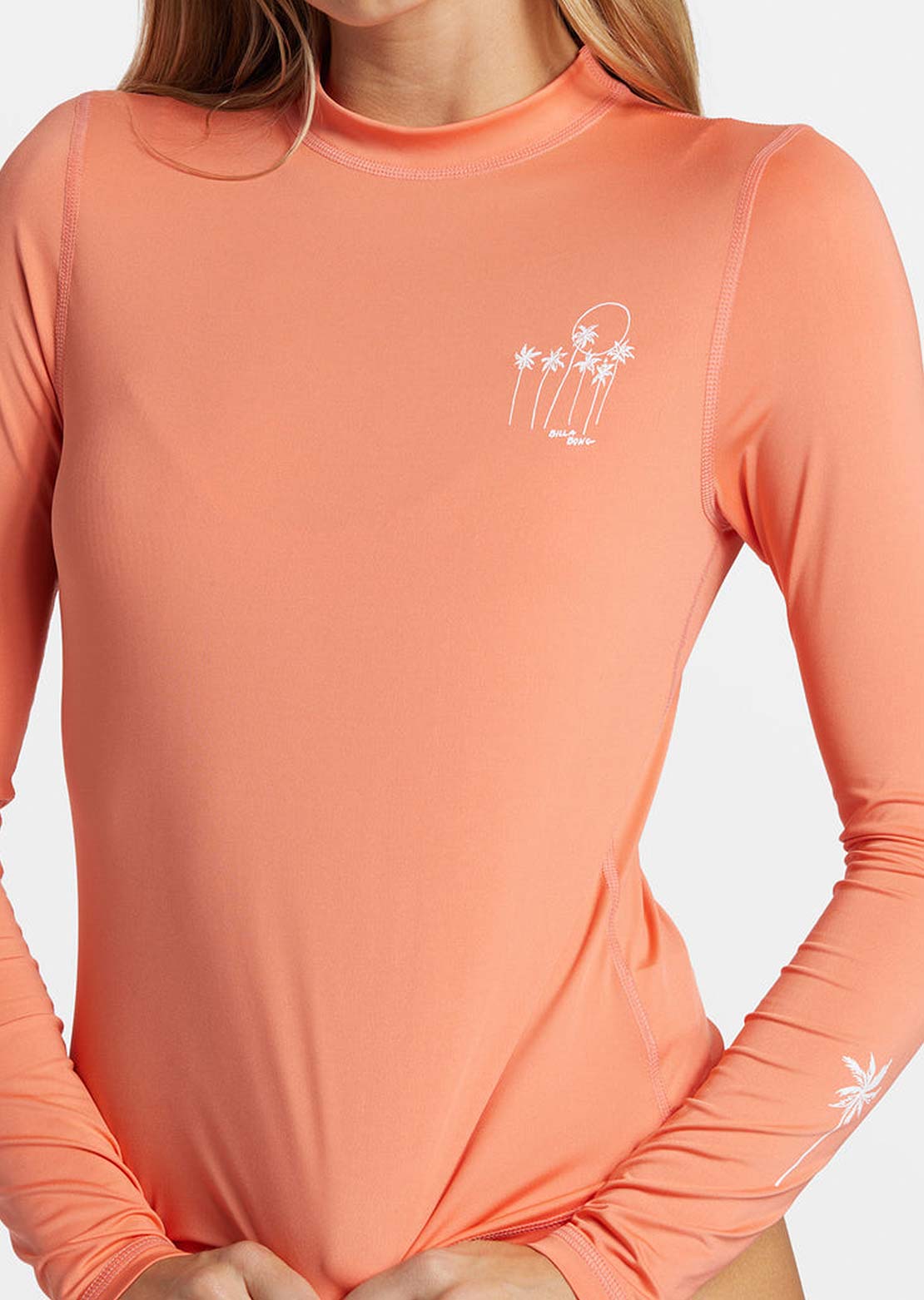 Billabong Women's Core Loose Fit Longsleeve Sweet Papaya