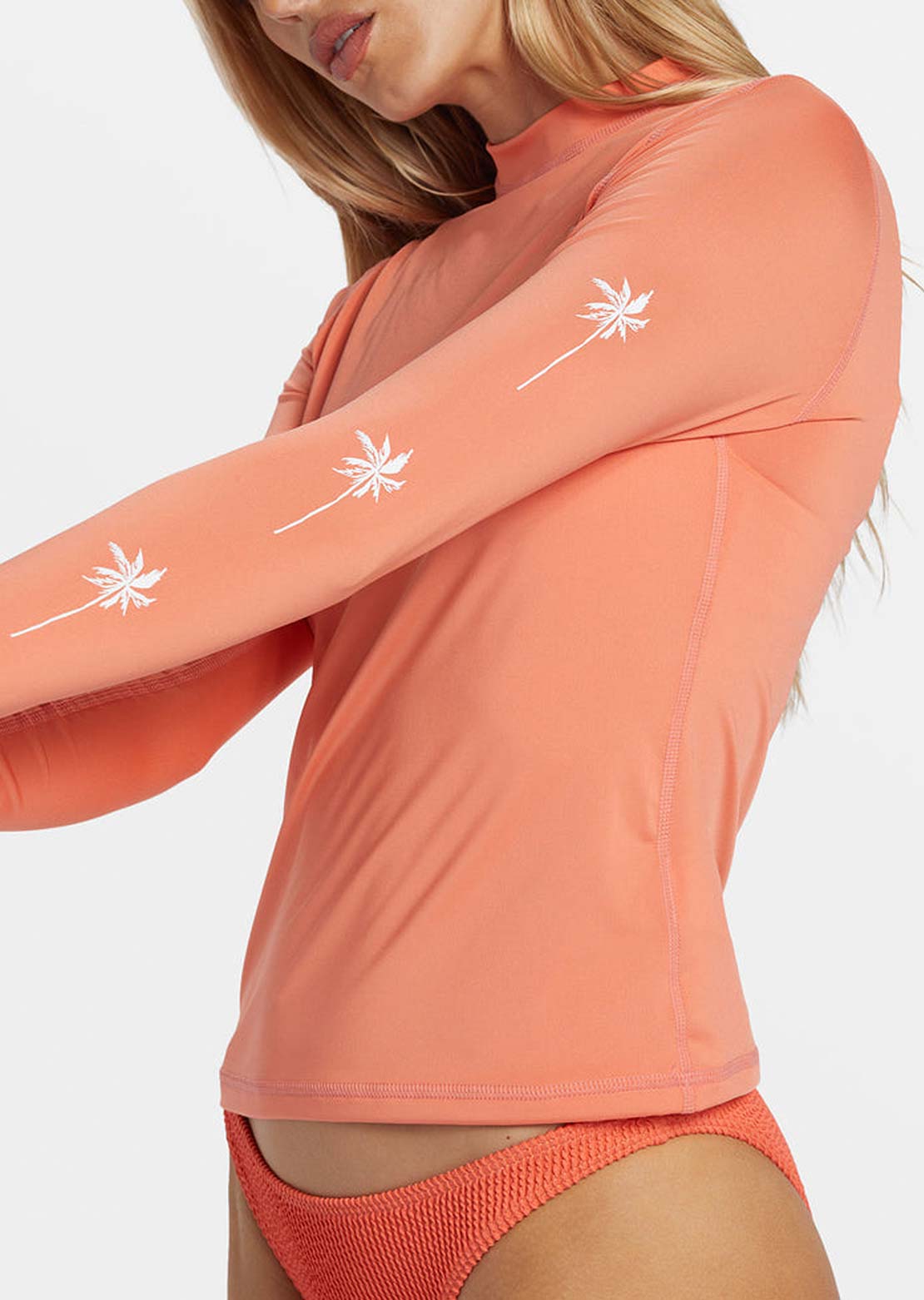Billabong Women's Core Loose Fit Longsleeve Sweet Papaya