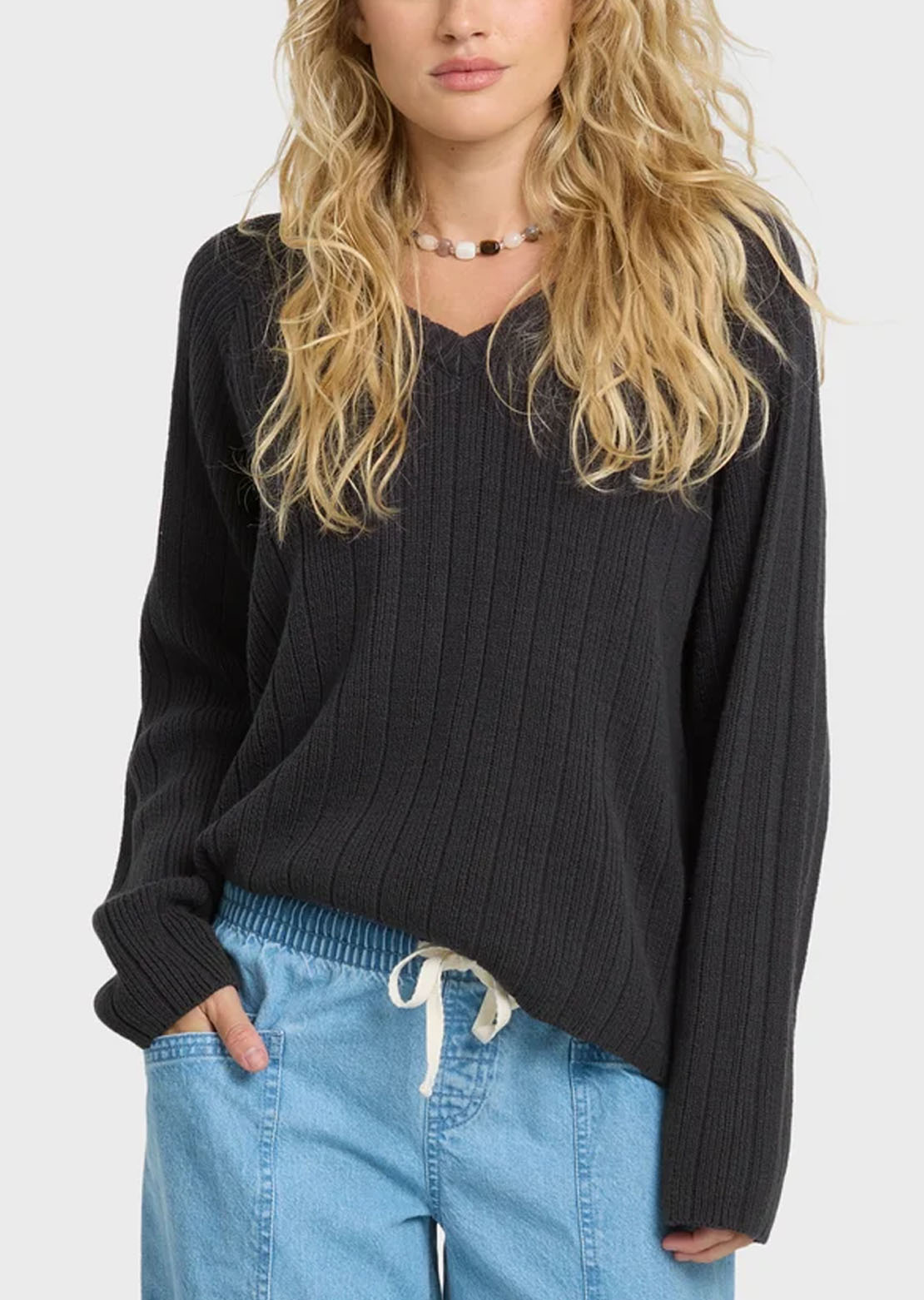 Billabong Women's Dallas Sweater Black Sands