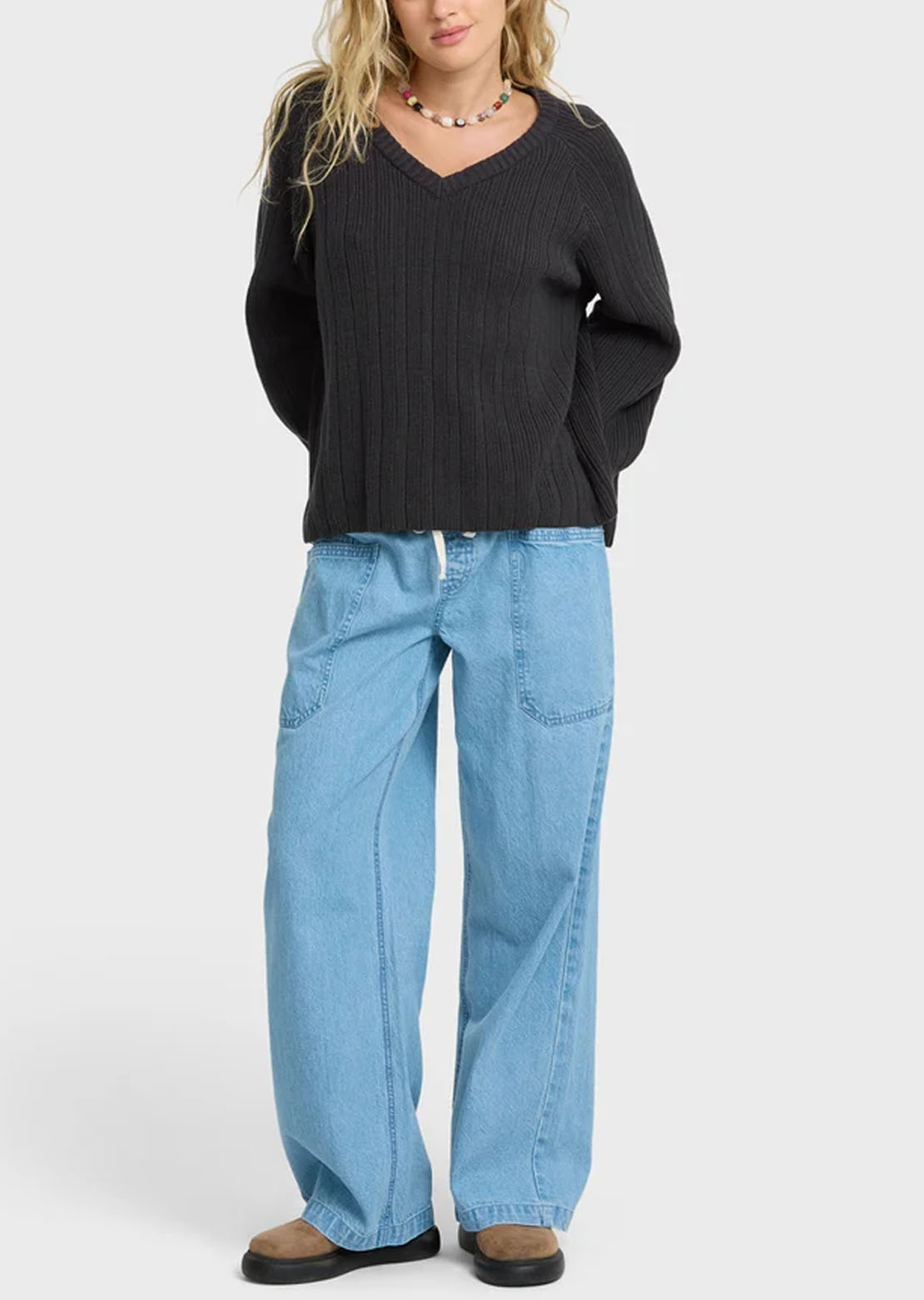 Billabong Women's Dallas Sweater Black Sands