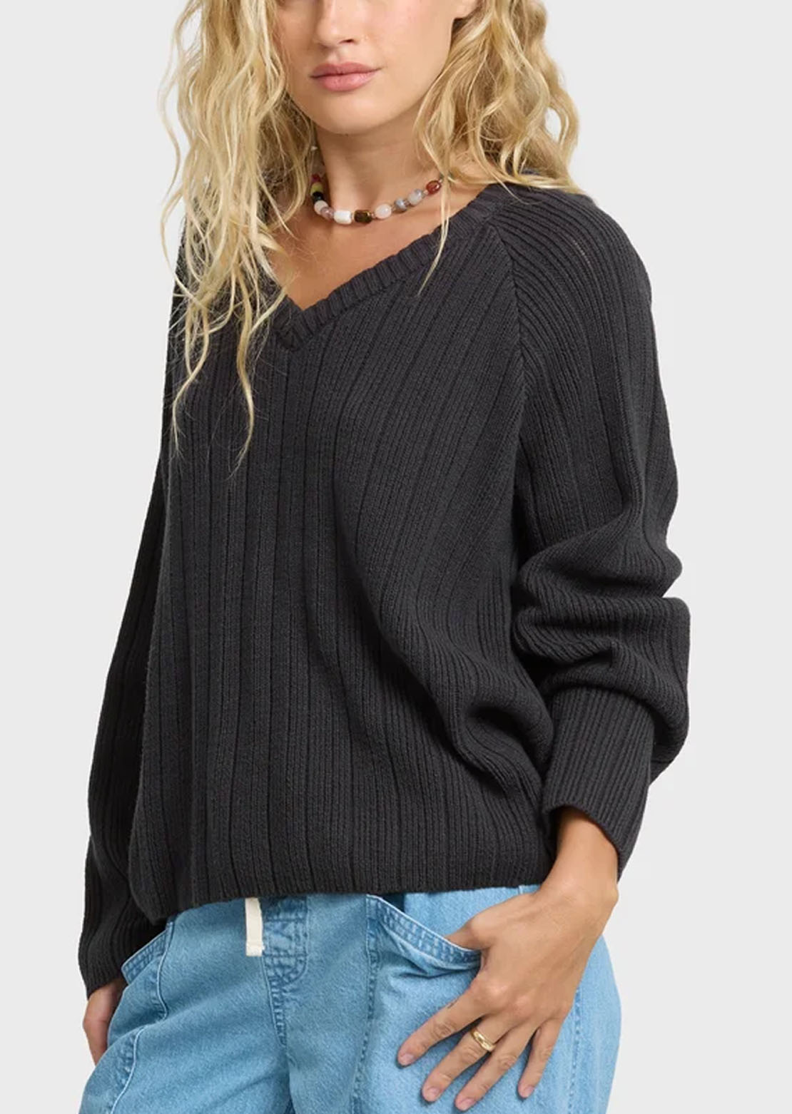 Billabong Women's Dallas Sweater Black Sands